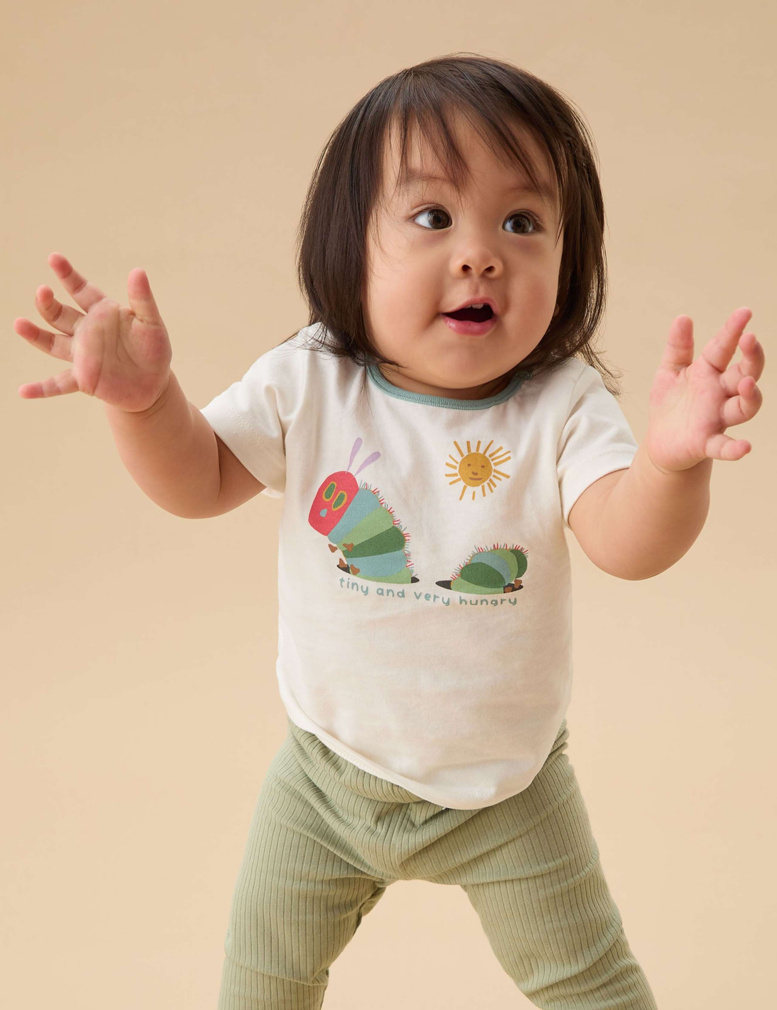 Pure Cotton The Very Hungry Caterpillar™ T-Shirt (3 Mths - 5 Yrs) 1 of 3