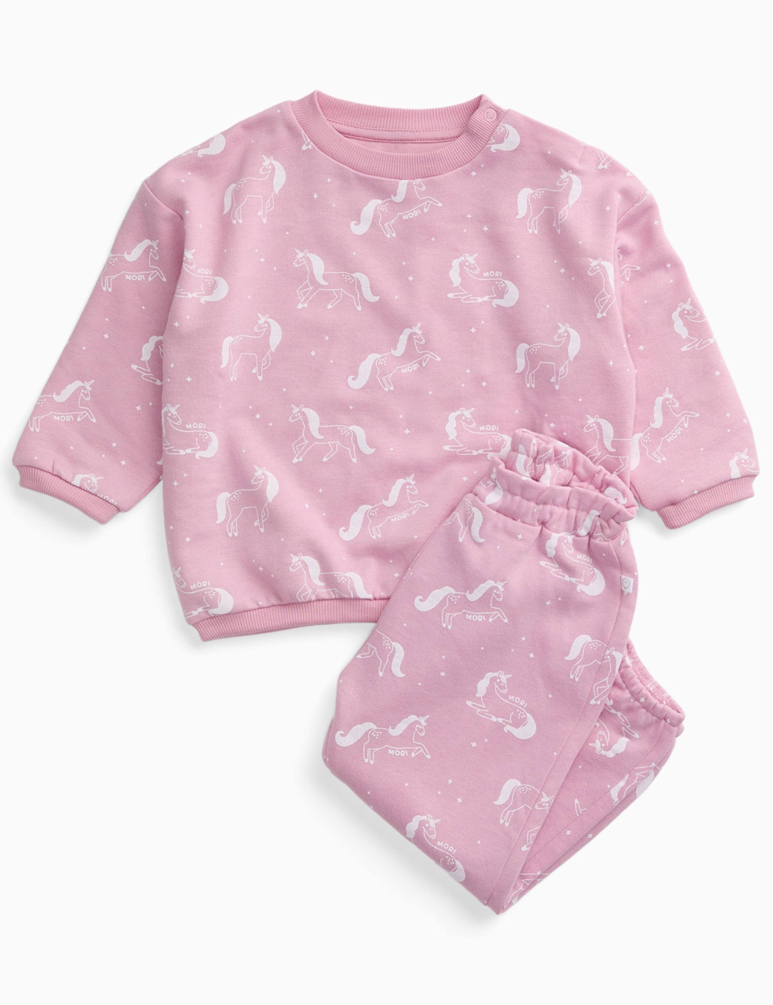 Cotton Blend Unicorn Sweatshirt (3 Mths-6 Yrs) 3 of 3