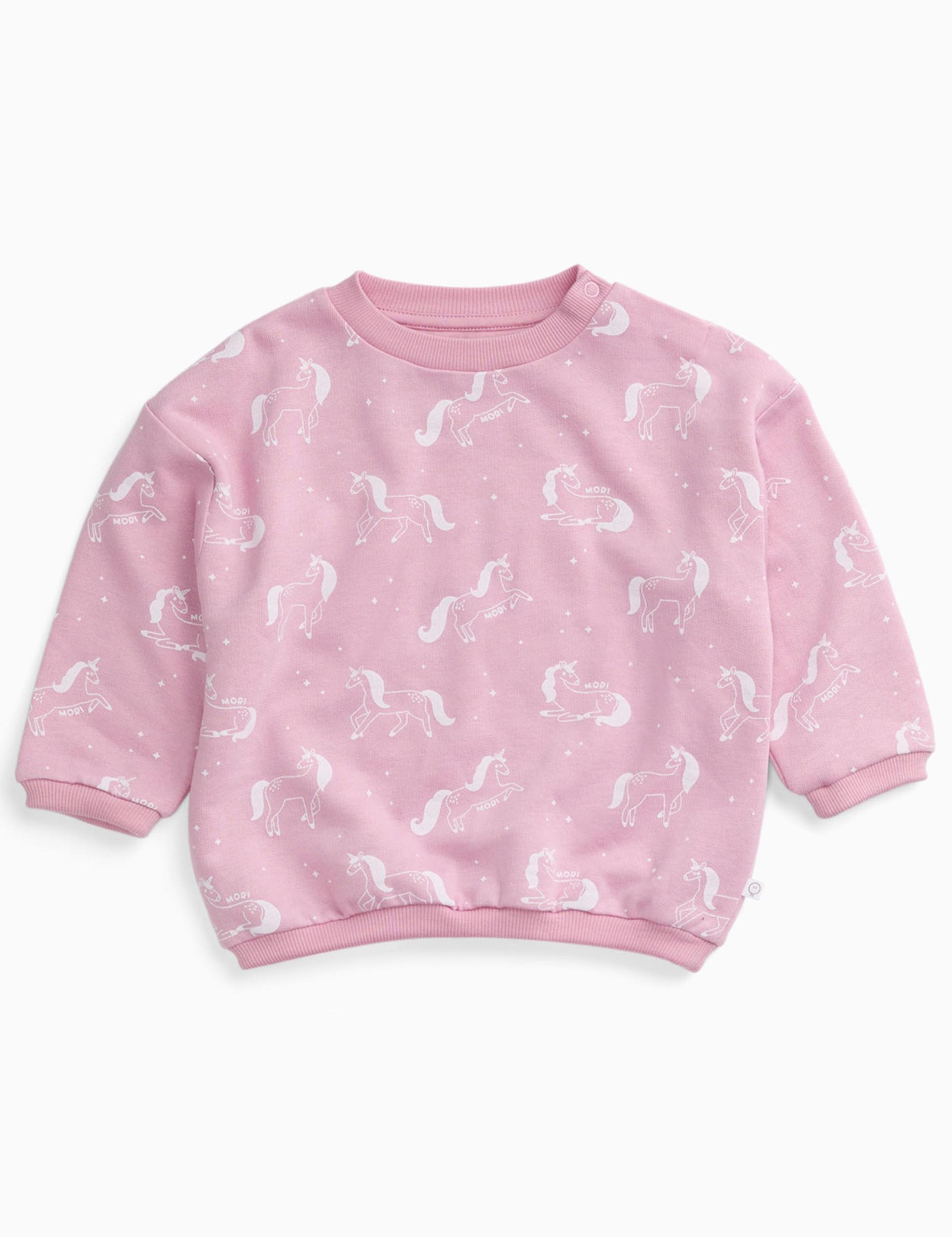 Cotton Blend Unicorn Sweatshirt (3 Mths-6 Yrs) 2 of 3