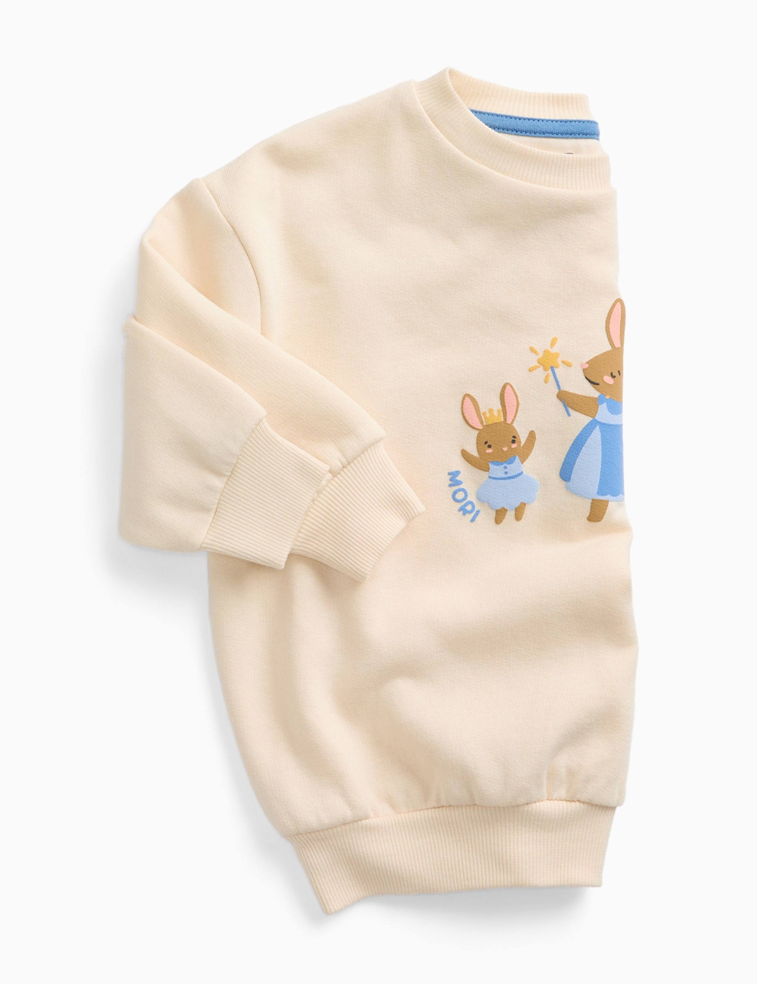 Cotton Blend Bunny Sweatshirt (3 Months-6 Years) 2 of 2