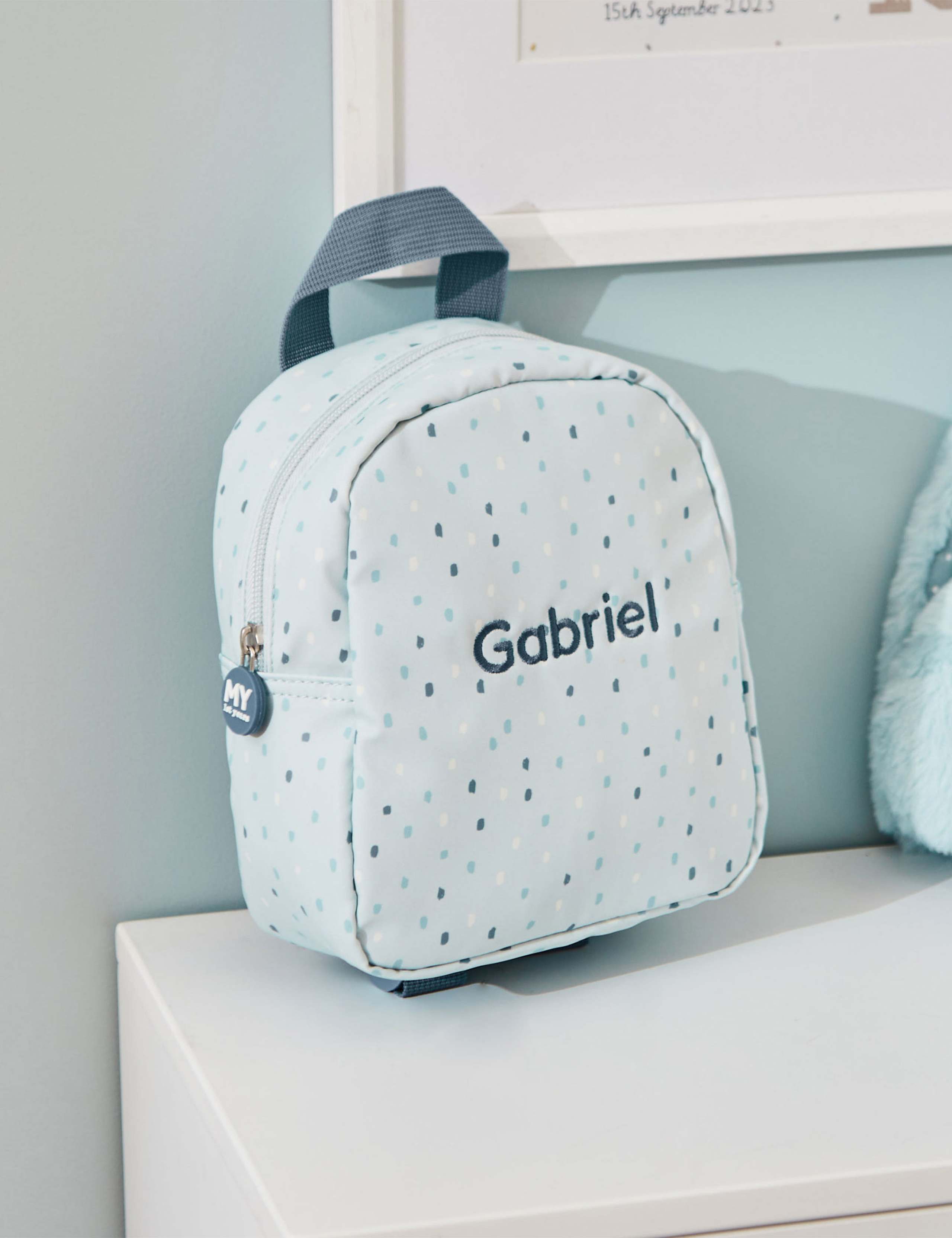 Personalised Polka Dot Tiny Backpack 1 of 4