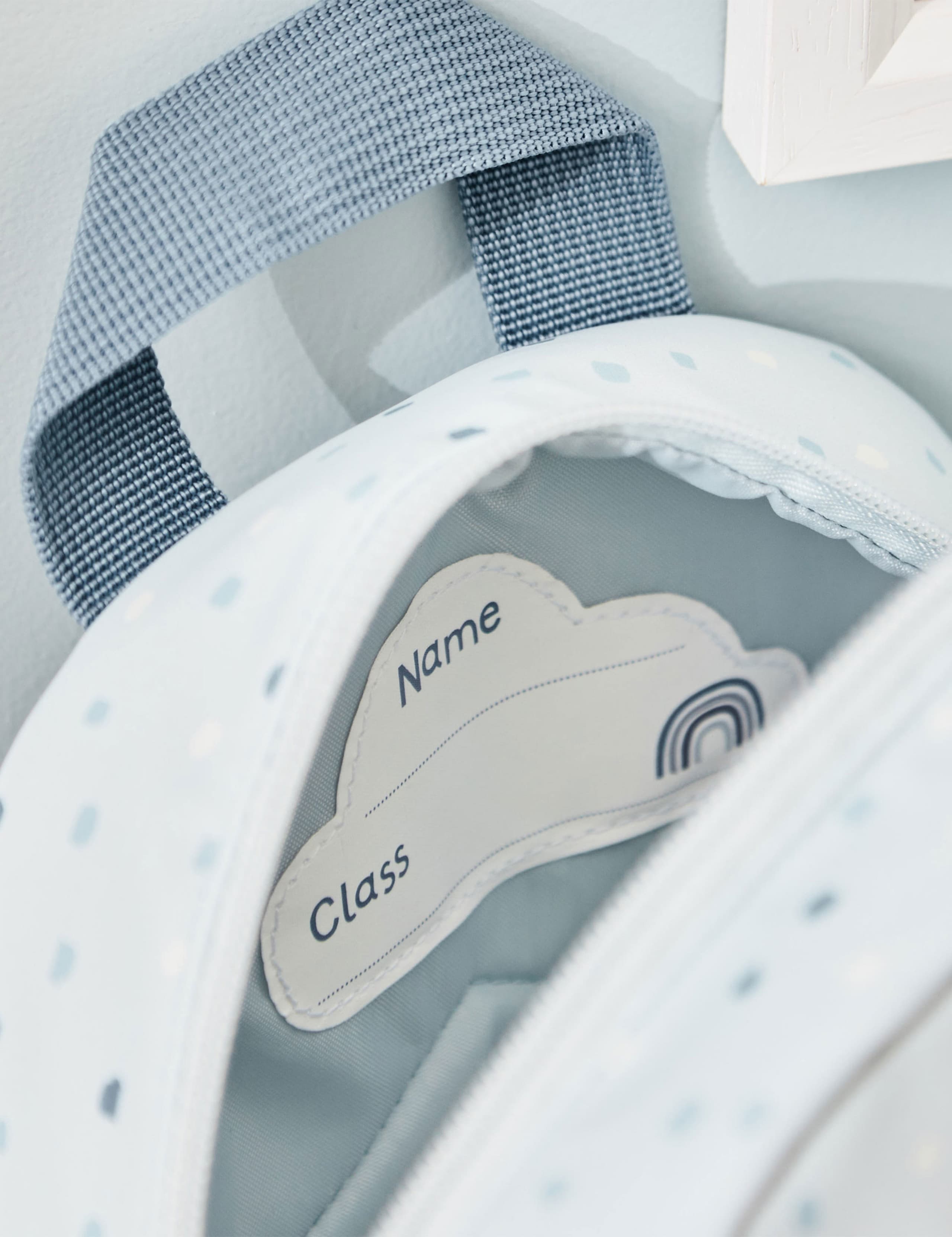 Personalised Polka Dot Tiny Backpack 4 of 4