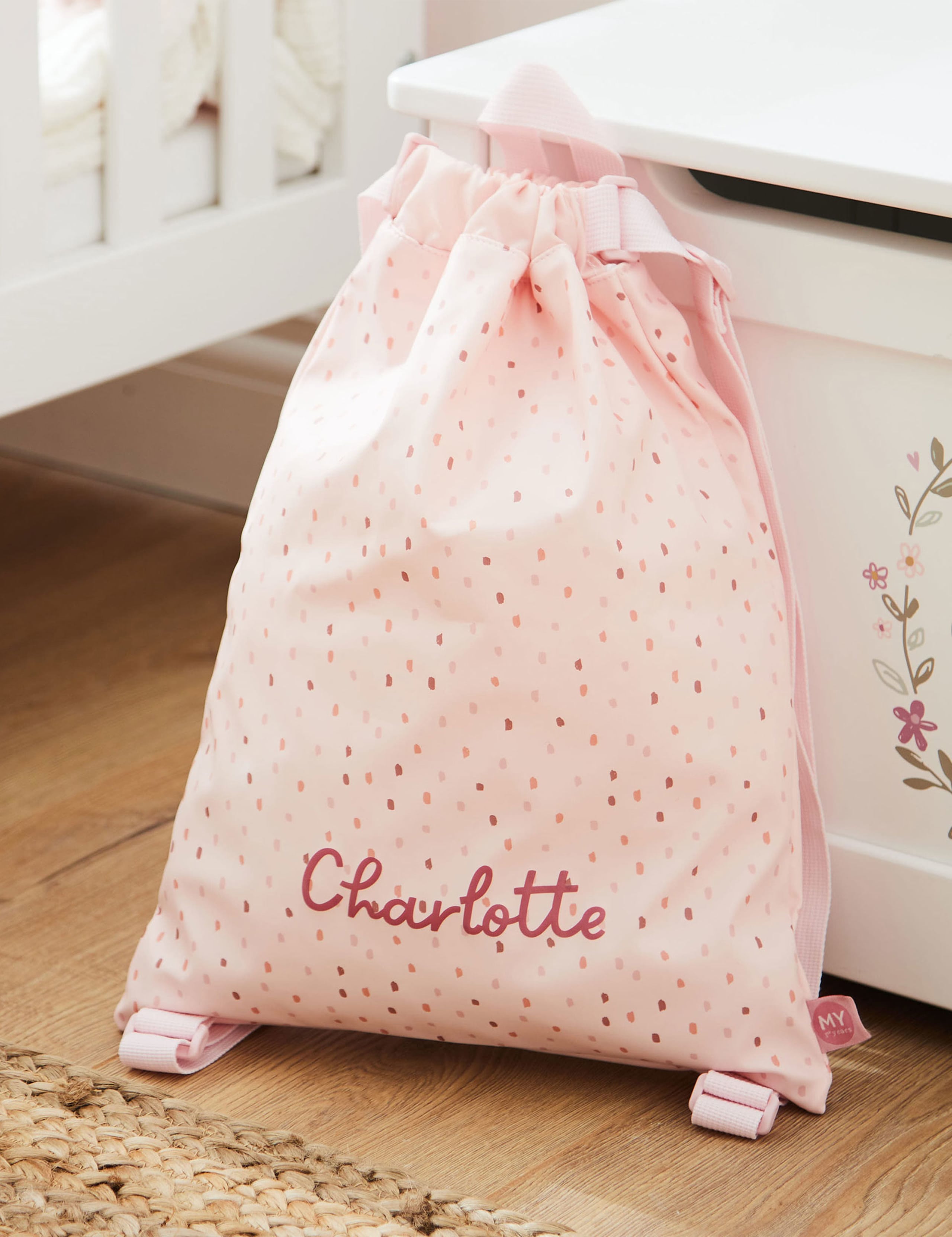 Personalised Spot Drawstring Bag 1 of 4