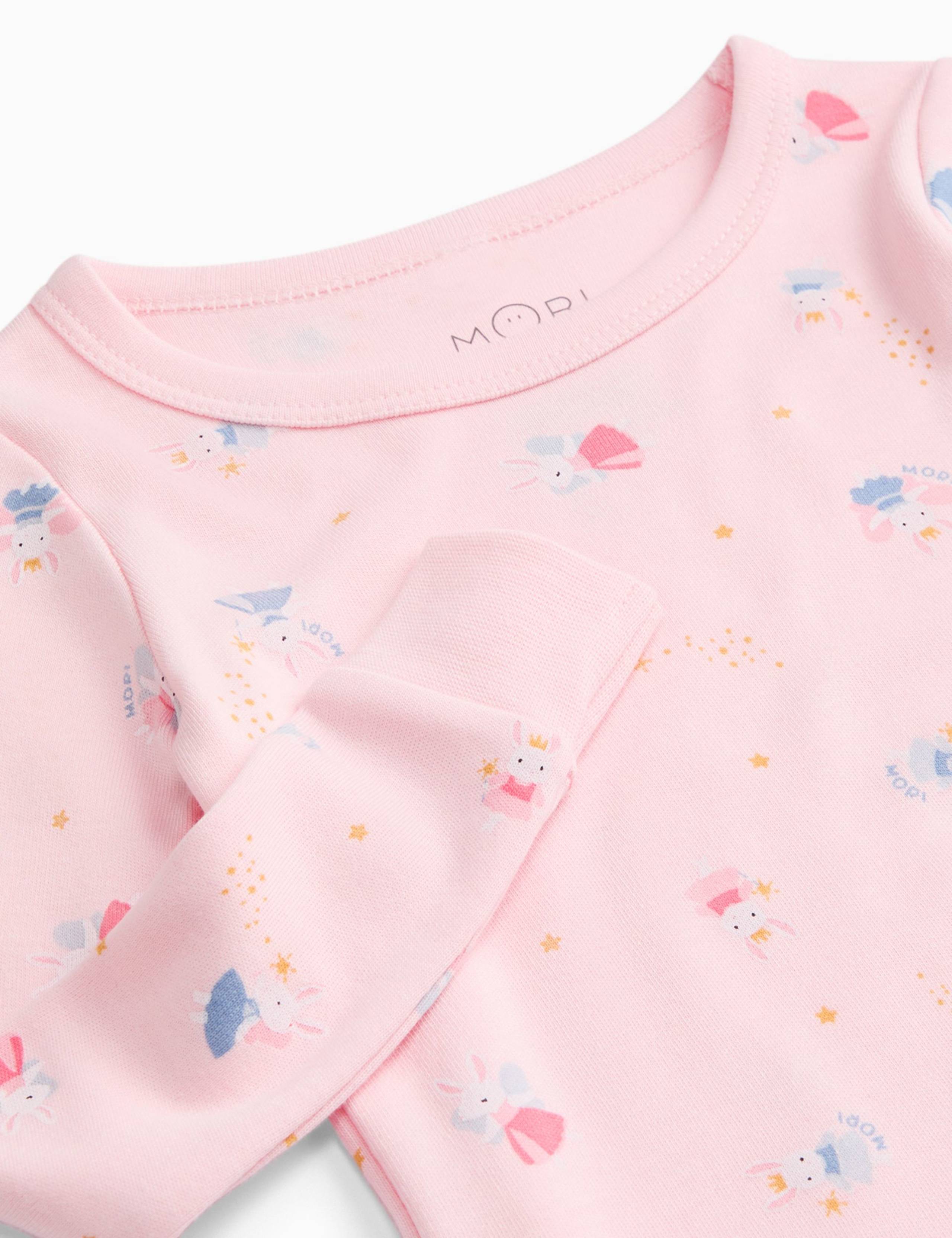 Cotton Blend Fairy Bunny Pyjamas (1-6 Years) 4 of 4