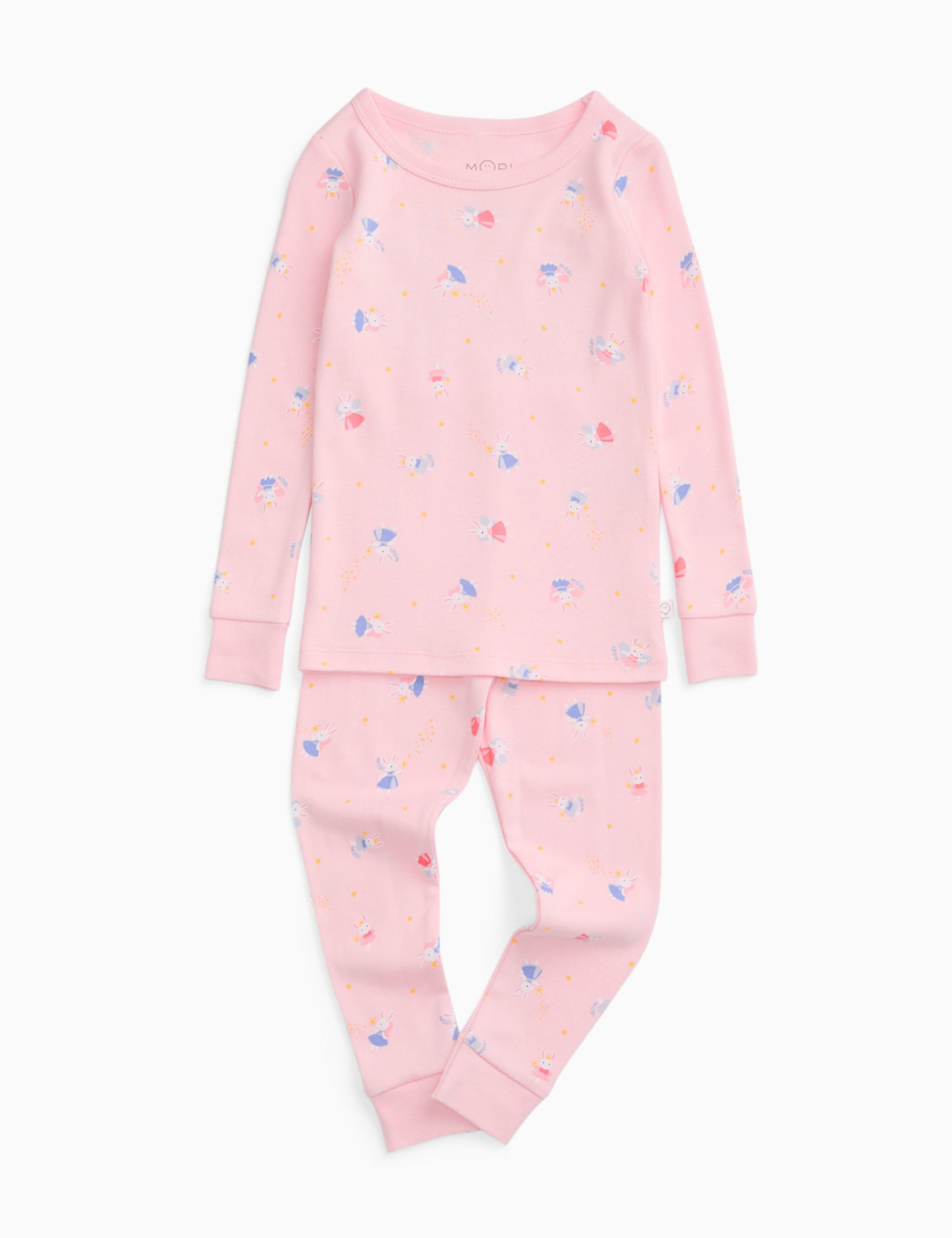 Cotton Blend Fairy Bunny Pyjamas (1-6 Years) 2 of 4