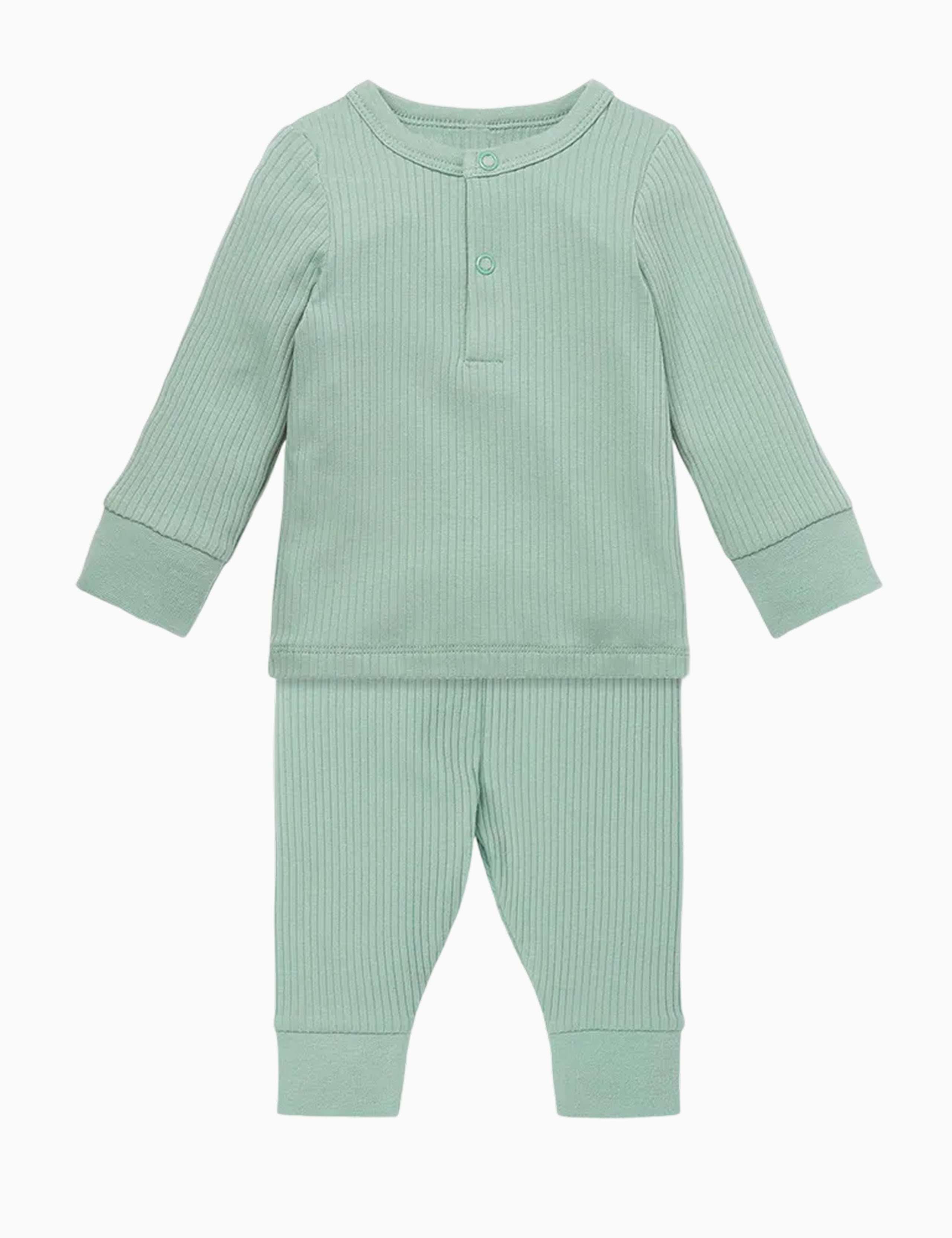 Ribbed Pyjamas (0 Mths - 6 Yrs) 2 of 4