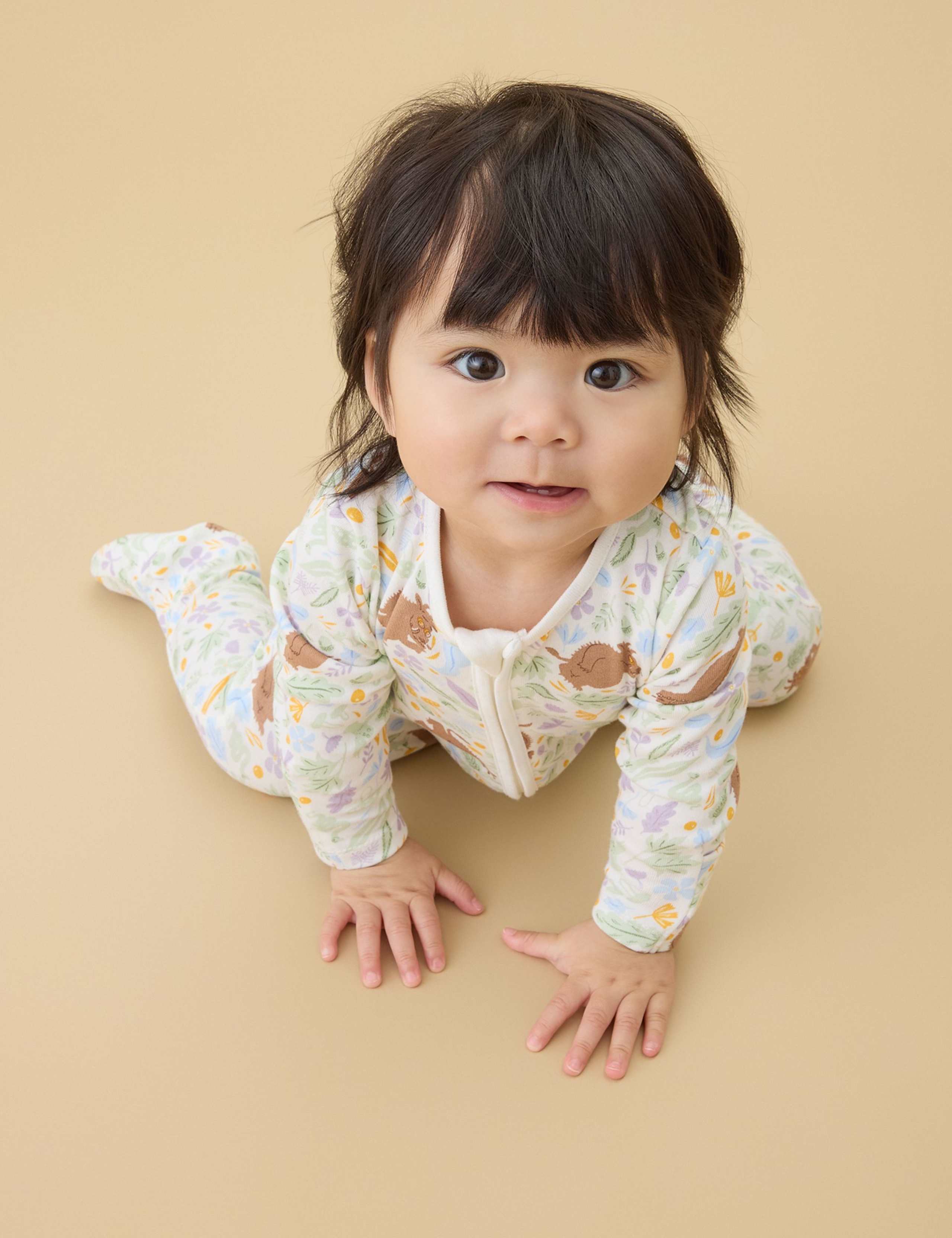 Cotton Blend Gruffalo™ Zip Sleepsuit (7lbs-3 Yrs) 4 of 5