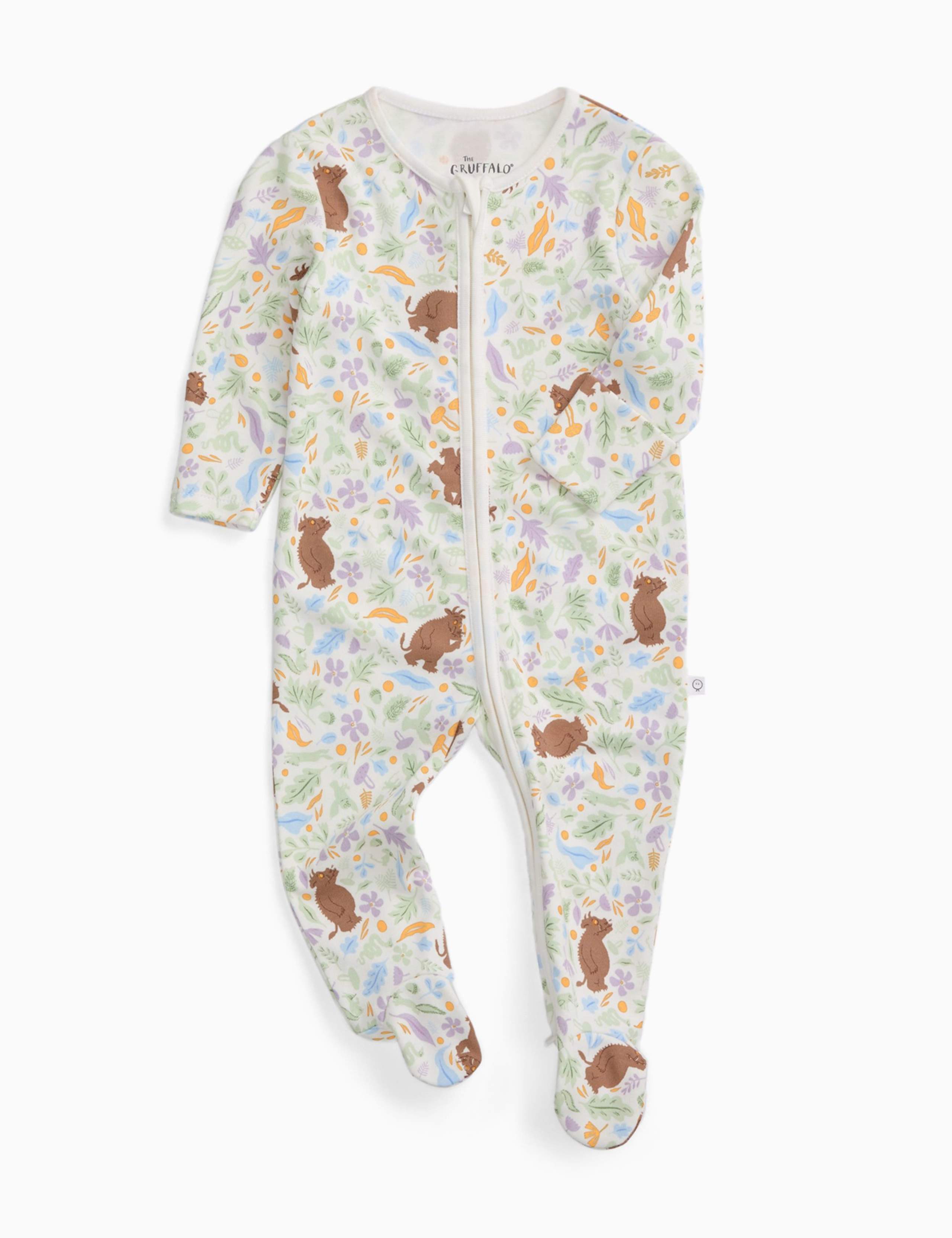 Cotton Blend Gruffalo™ Zip Sleepsuit (7lbs-3 Yrs) 2 of 5
