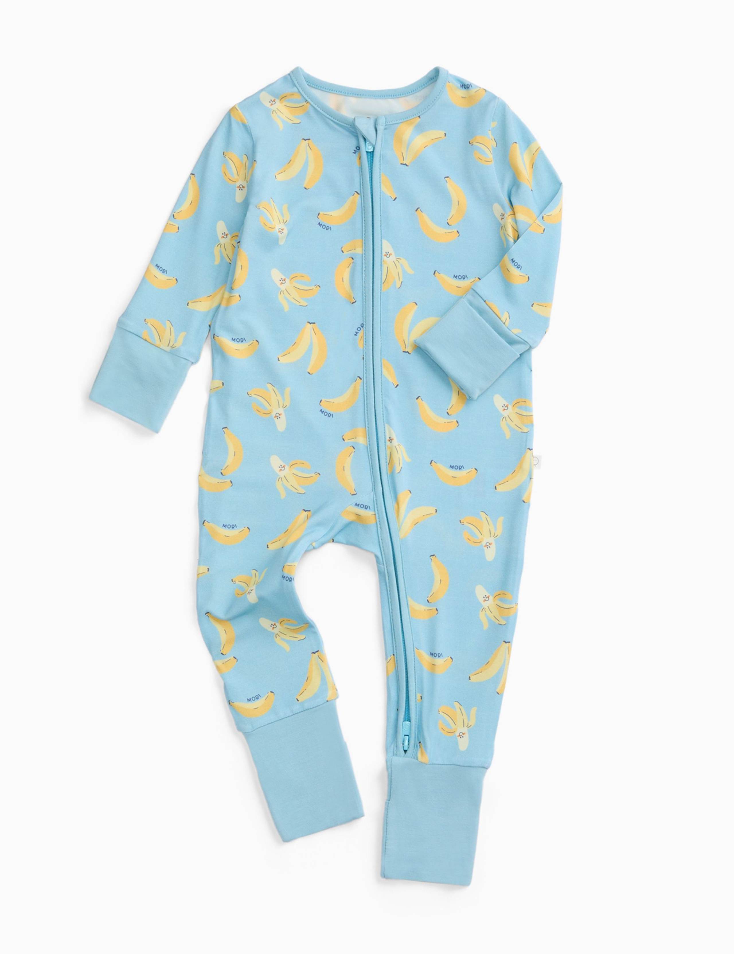Modal Rich Banana Zip Sleepsuit (0-3 Yrs) 3 of 4