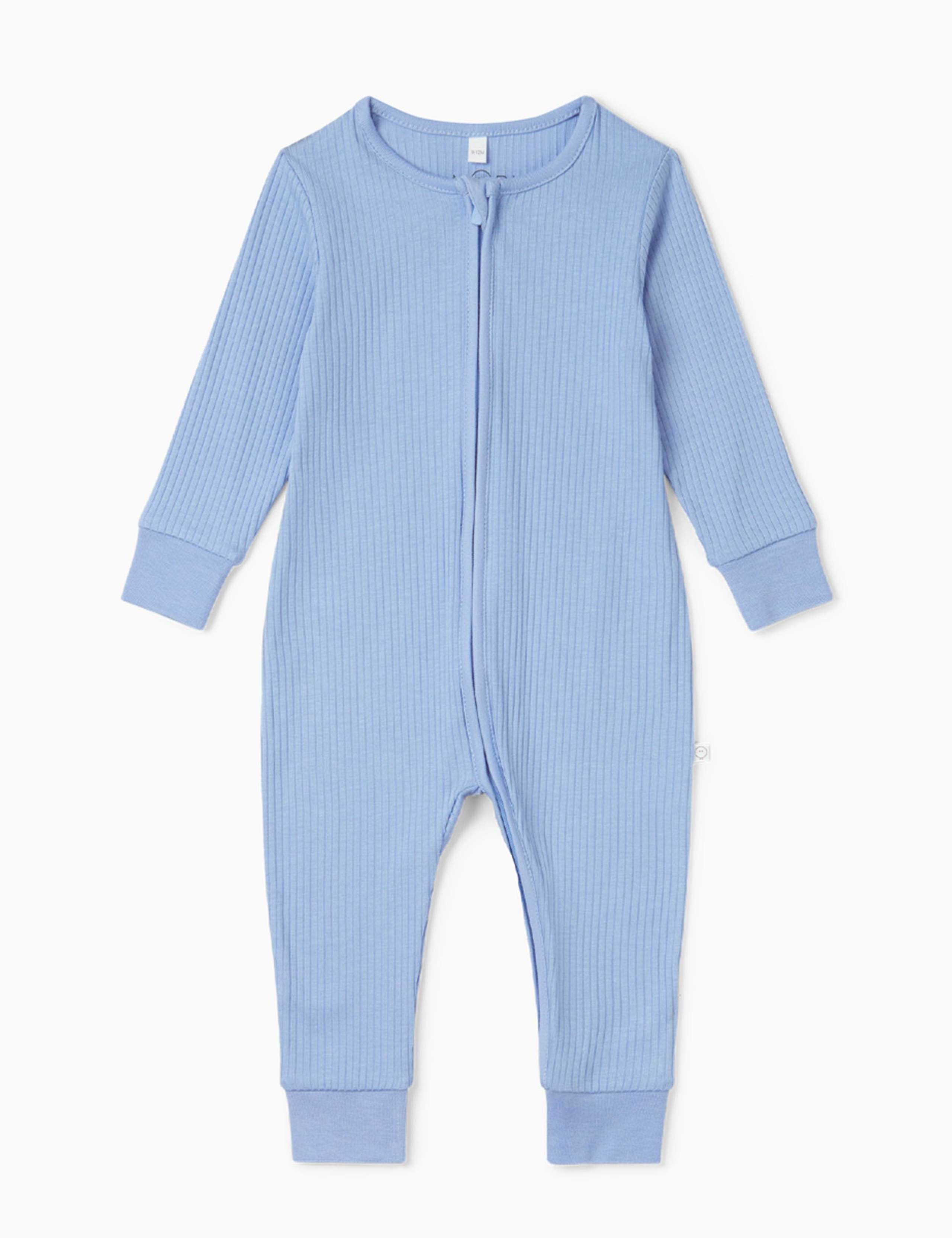 Ribbed Sleepsuit (0-24 Mths) 2 of 2