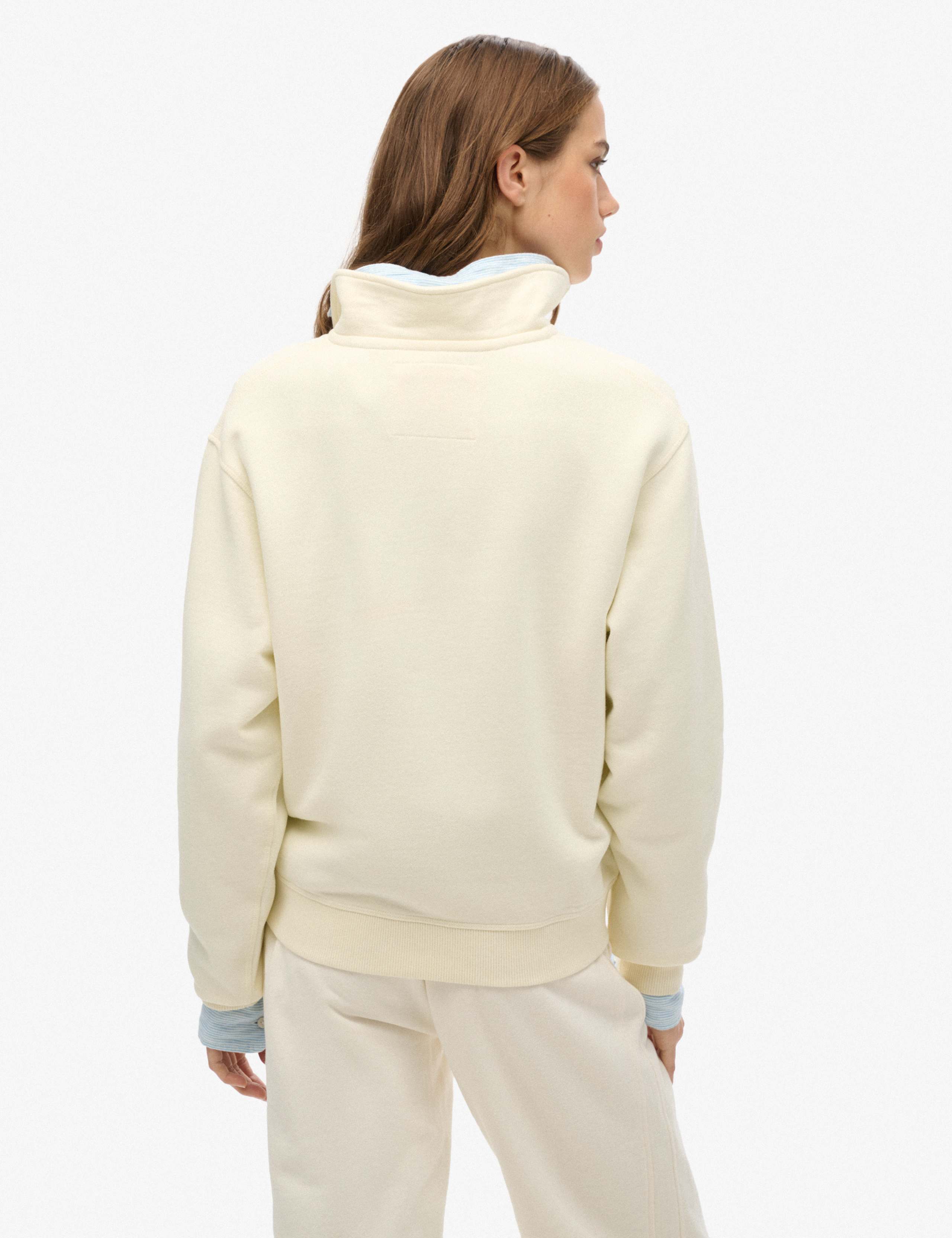 Pure Cotton New York Half Zip Sweatshirt 5 of 5