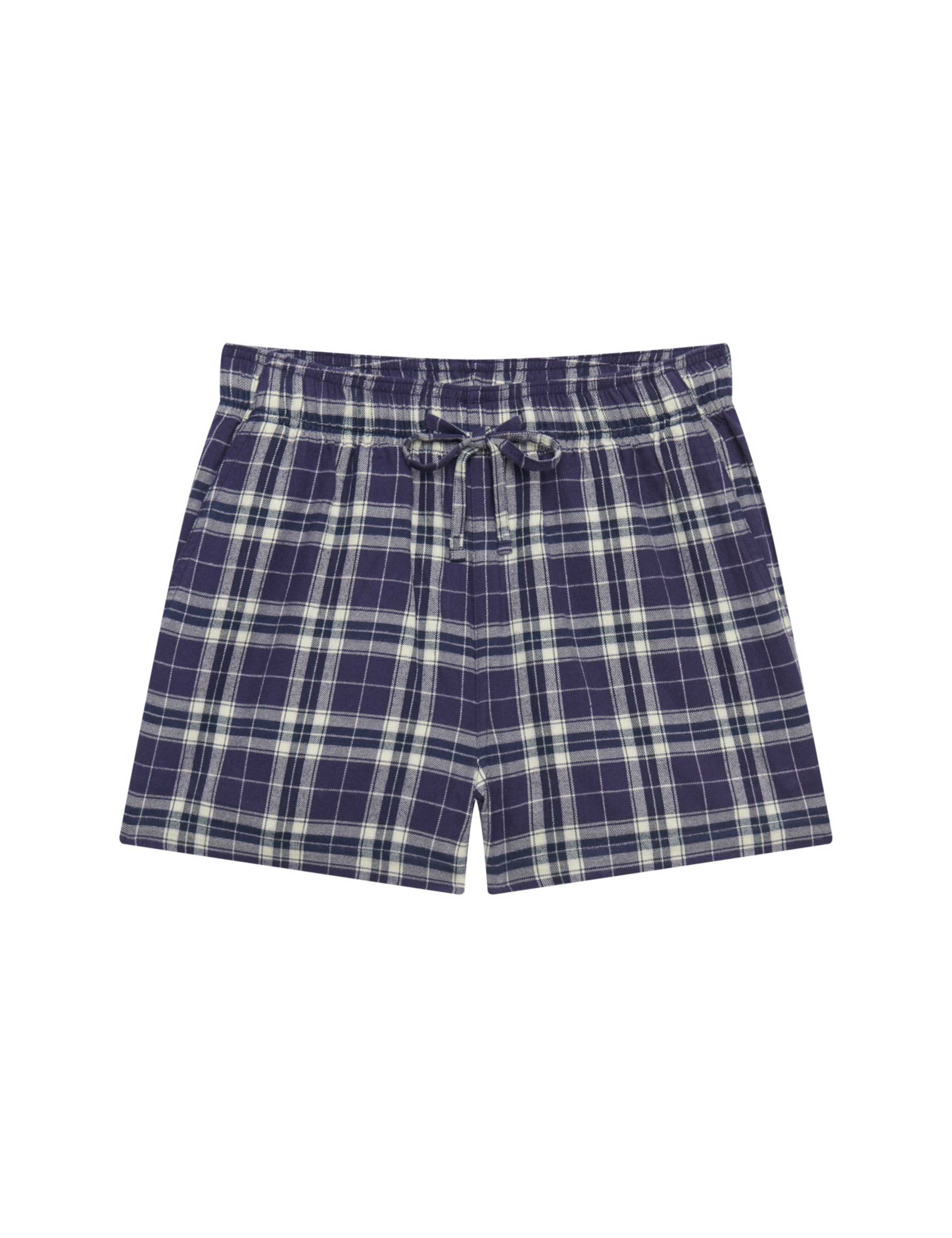 Brushed Cotton Checked Pyjama Shorts 2 of 7