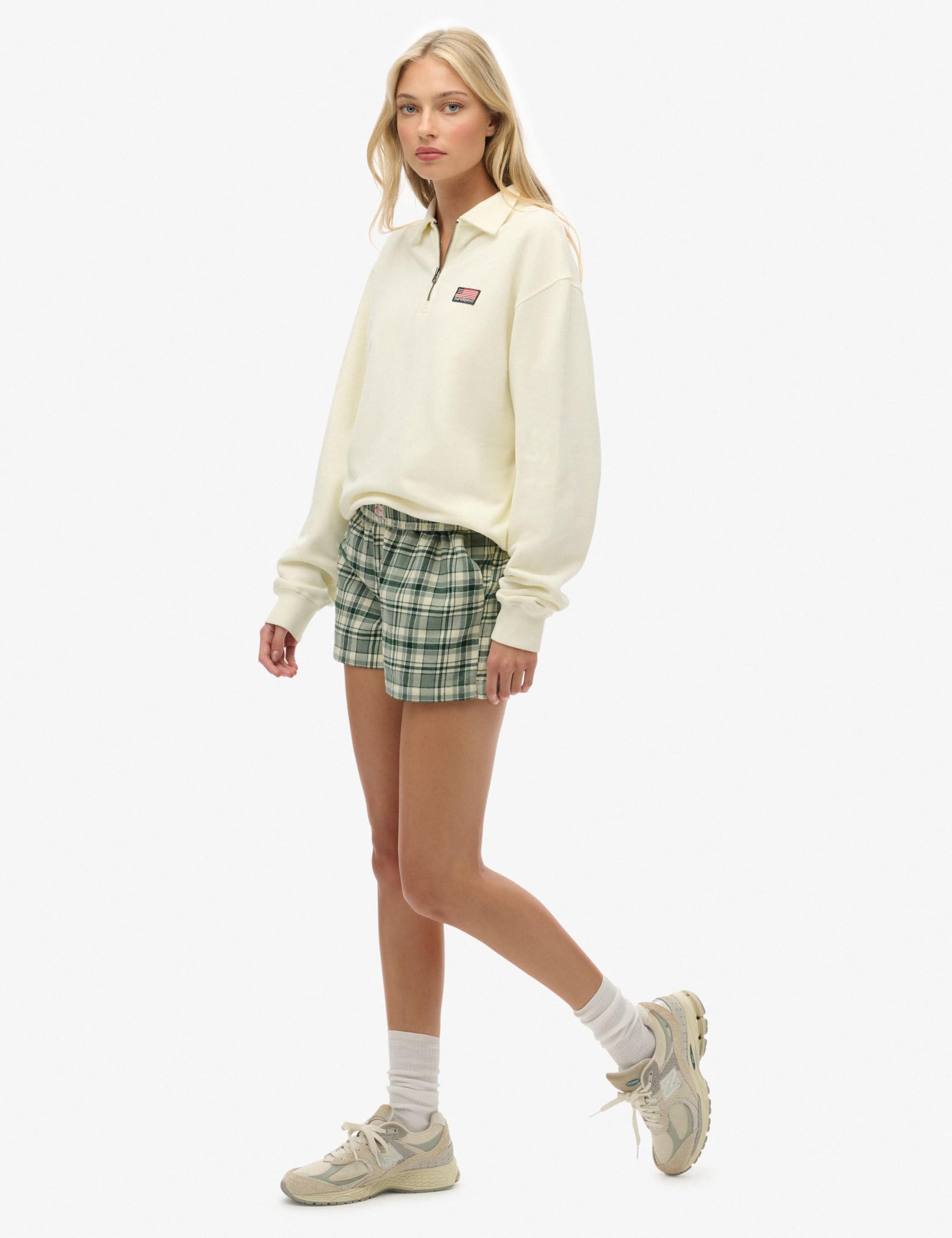 Brushed Cotton Checked Pyjama Shorts 5 of 6