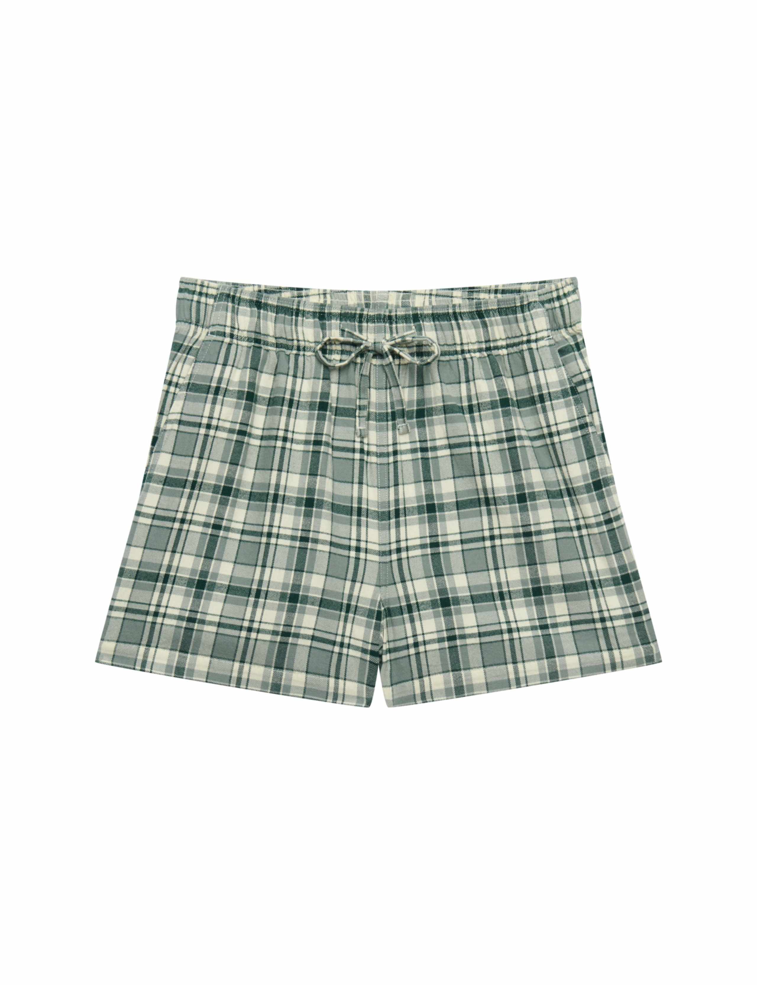 Brushed Cotton Checked Pyjama Shorts 2 of 6