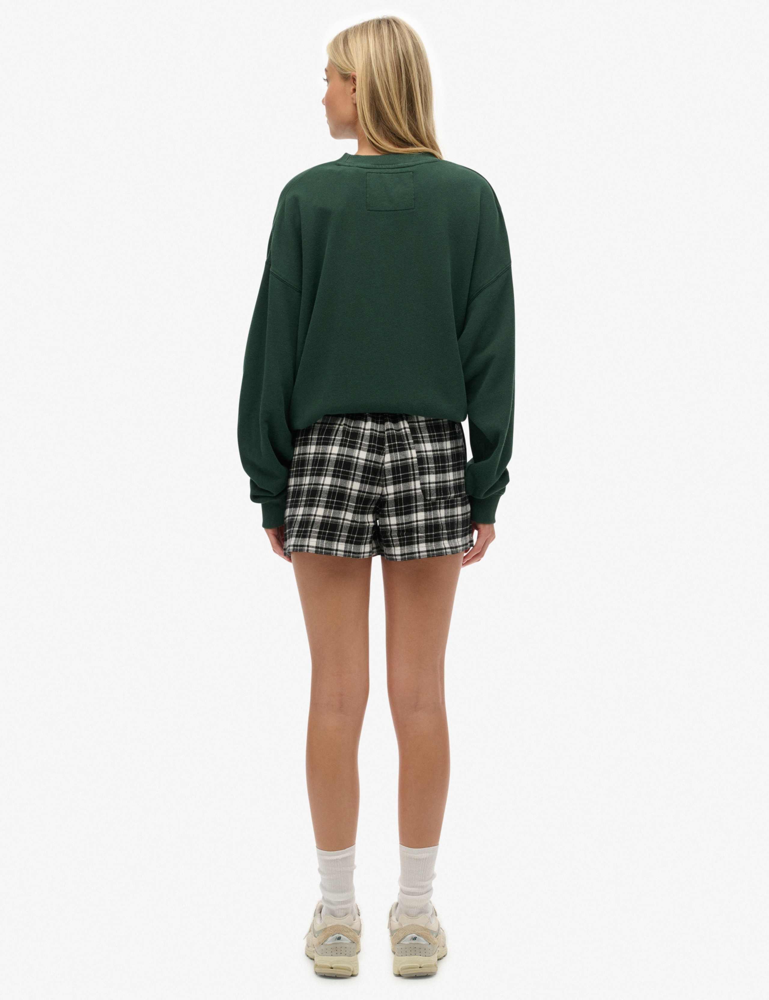 Brushed Cotton Checked Pyjama Shorts 4 of 8