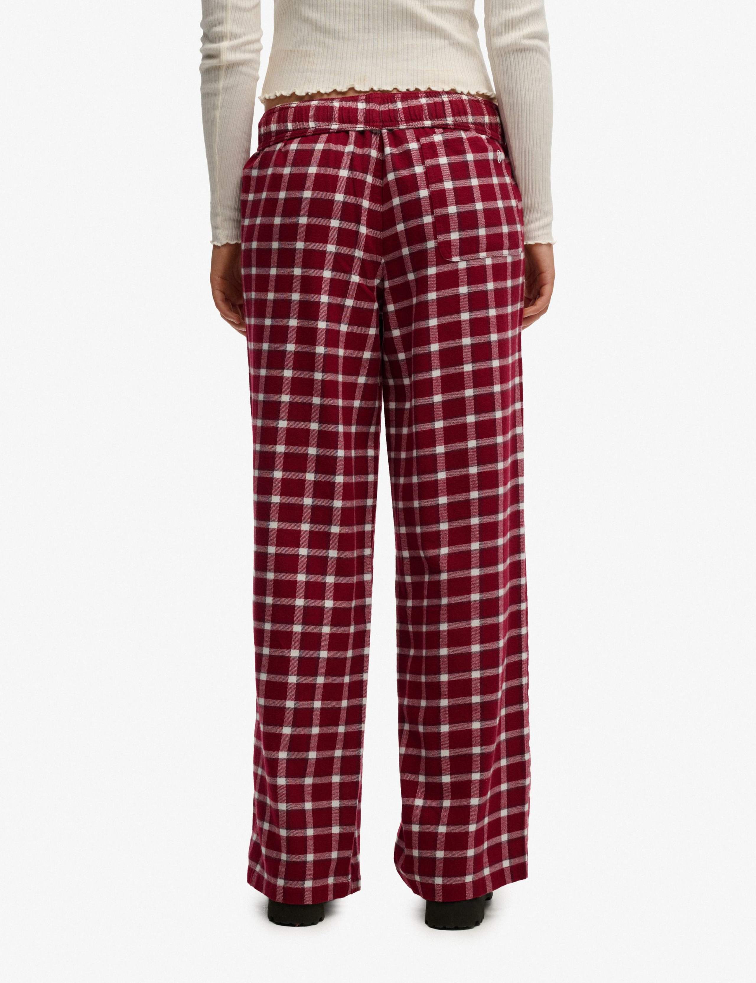 Brushed Cotton Checked Pyjama Bottoms 5 of 7
