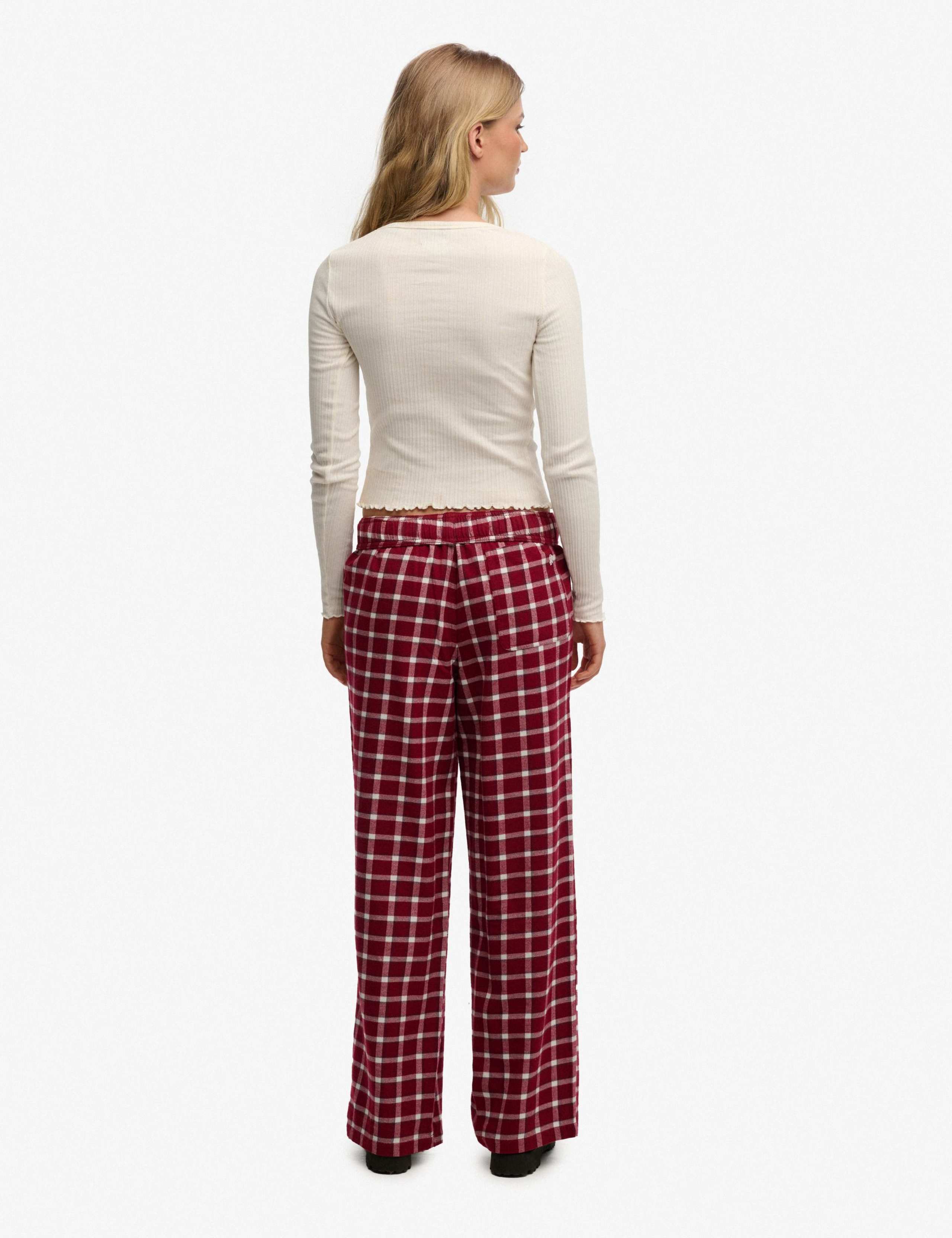 Brushed Cotton Checked Pyjama Bottoms 7 of 7