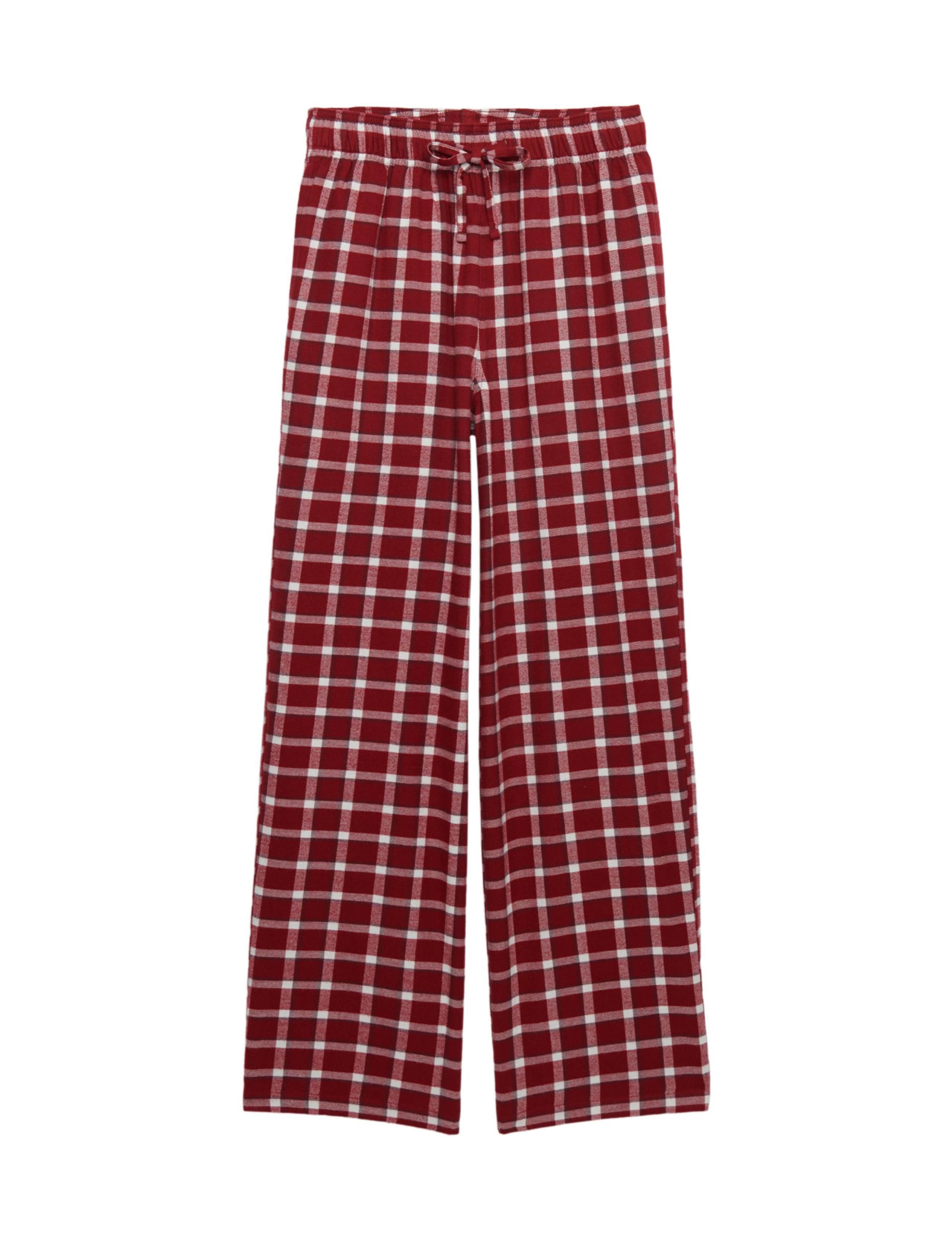 Brushed Cotton Checked Pyjama Bottoms 2 of 7