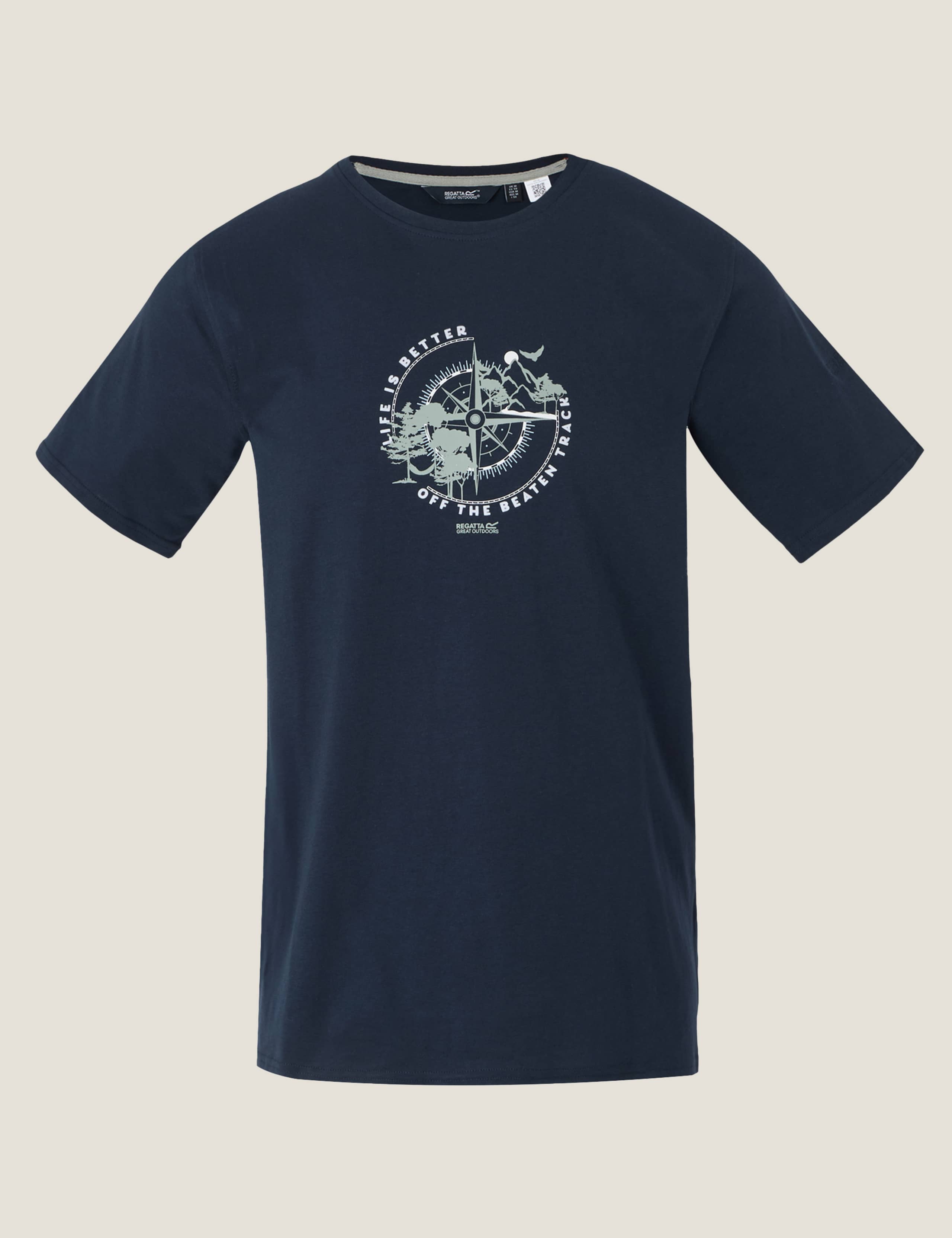 Cline IX Pure Cotton Compass T-Shirt 2 of 5