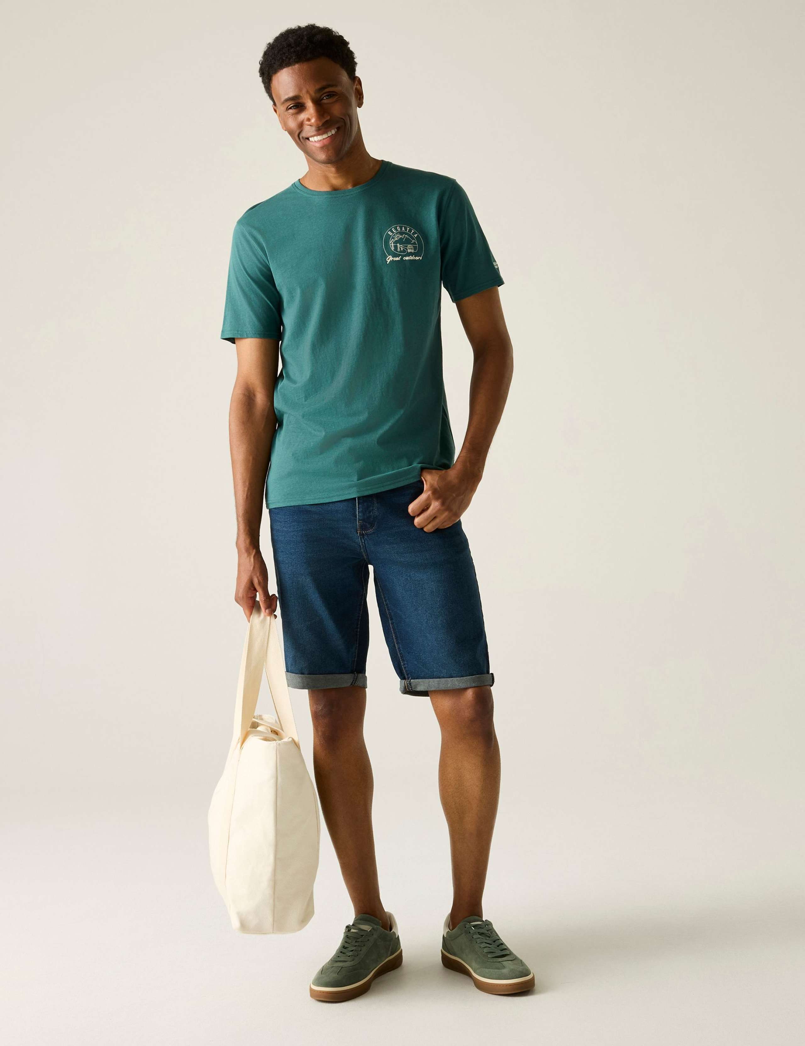 Cline IX Pure Cotton Compass T-Shirt 3 of 5