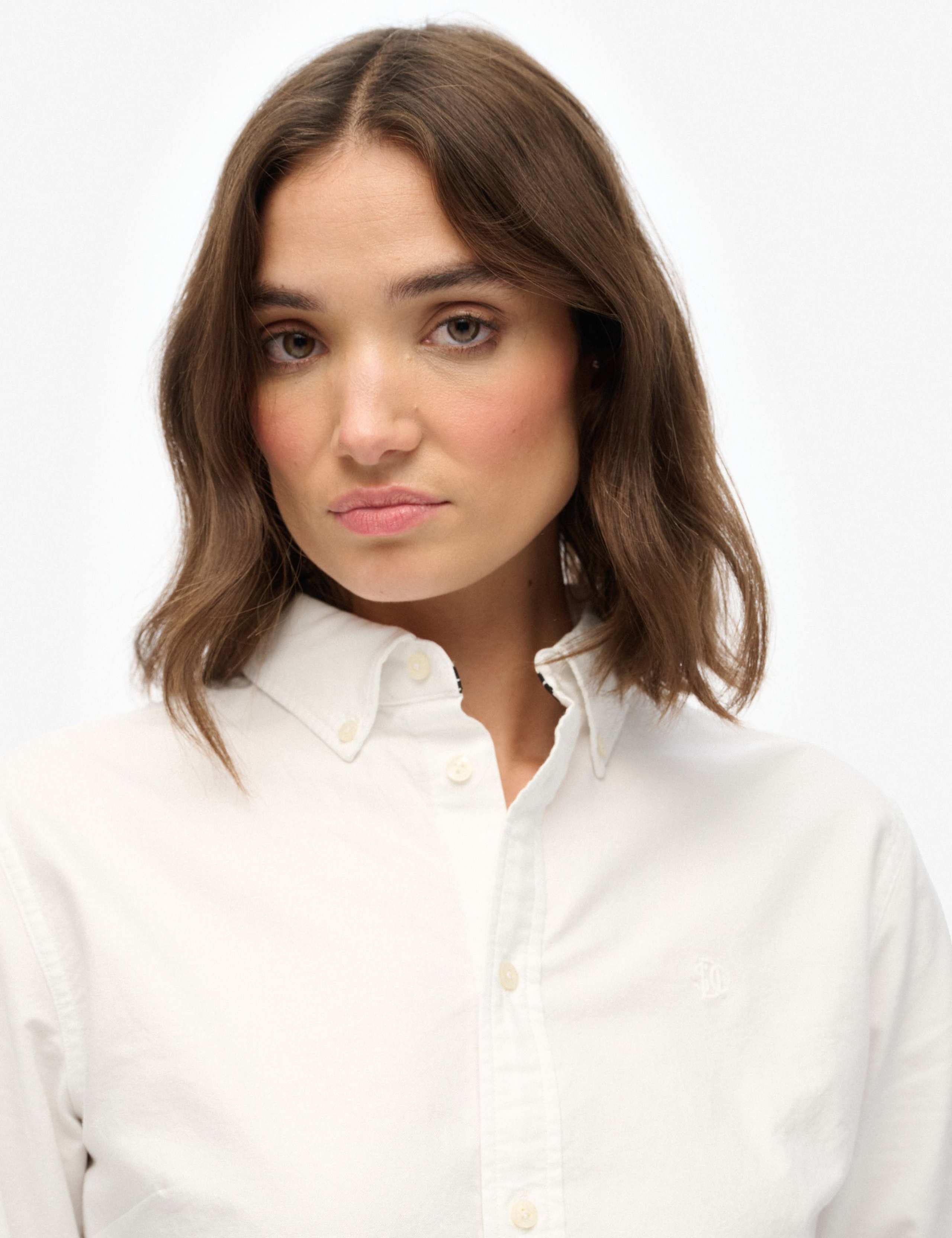 Pure Cotton Collared Button Through Shirt 4 of 7