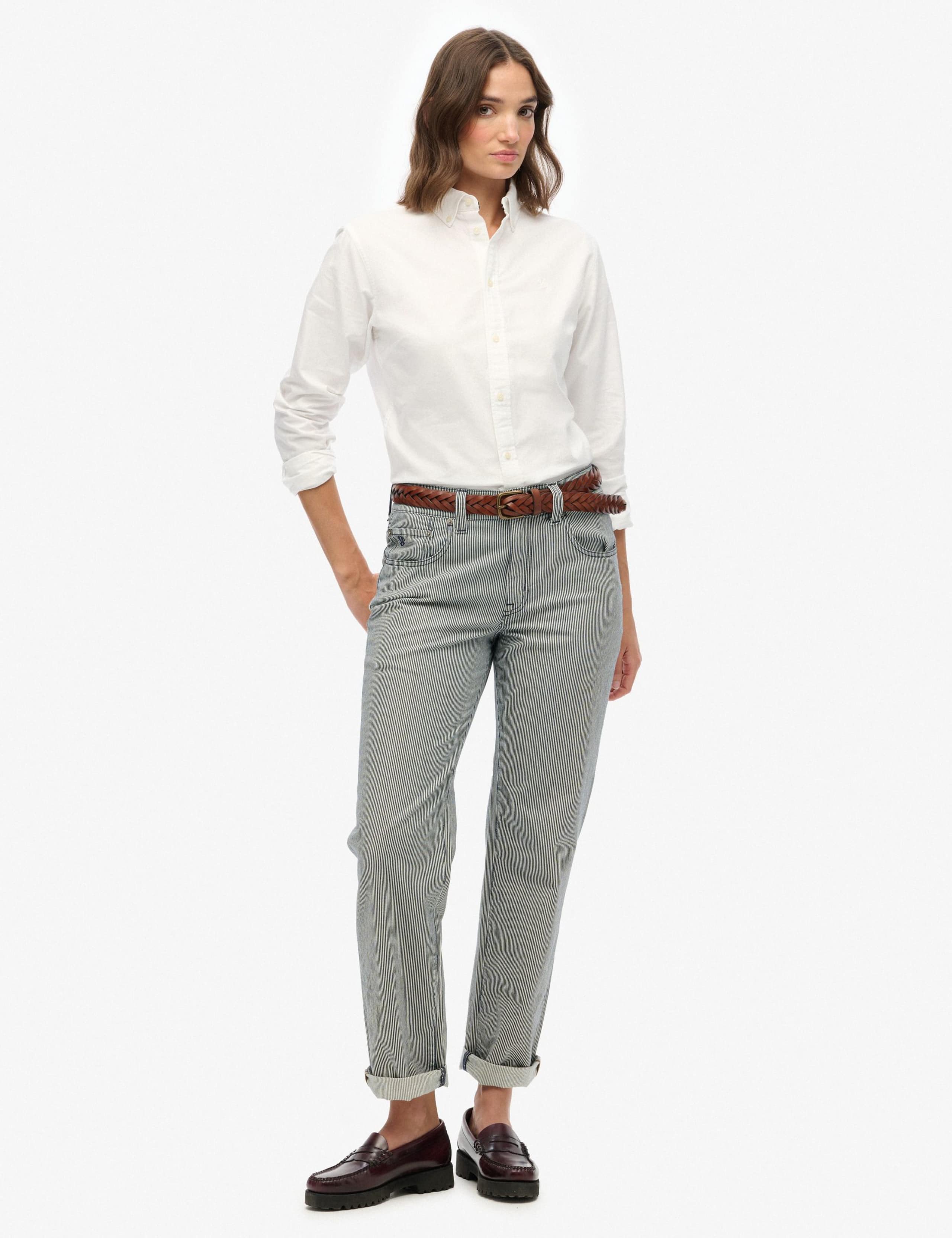 Pure Cotton Collared Button Through Shirt 7 of 7