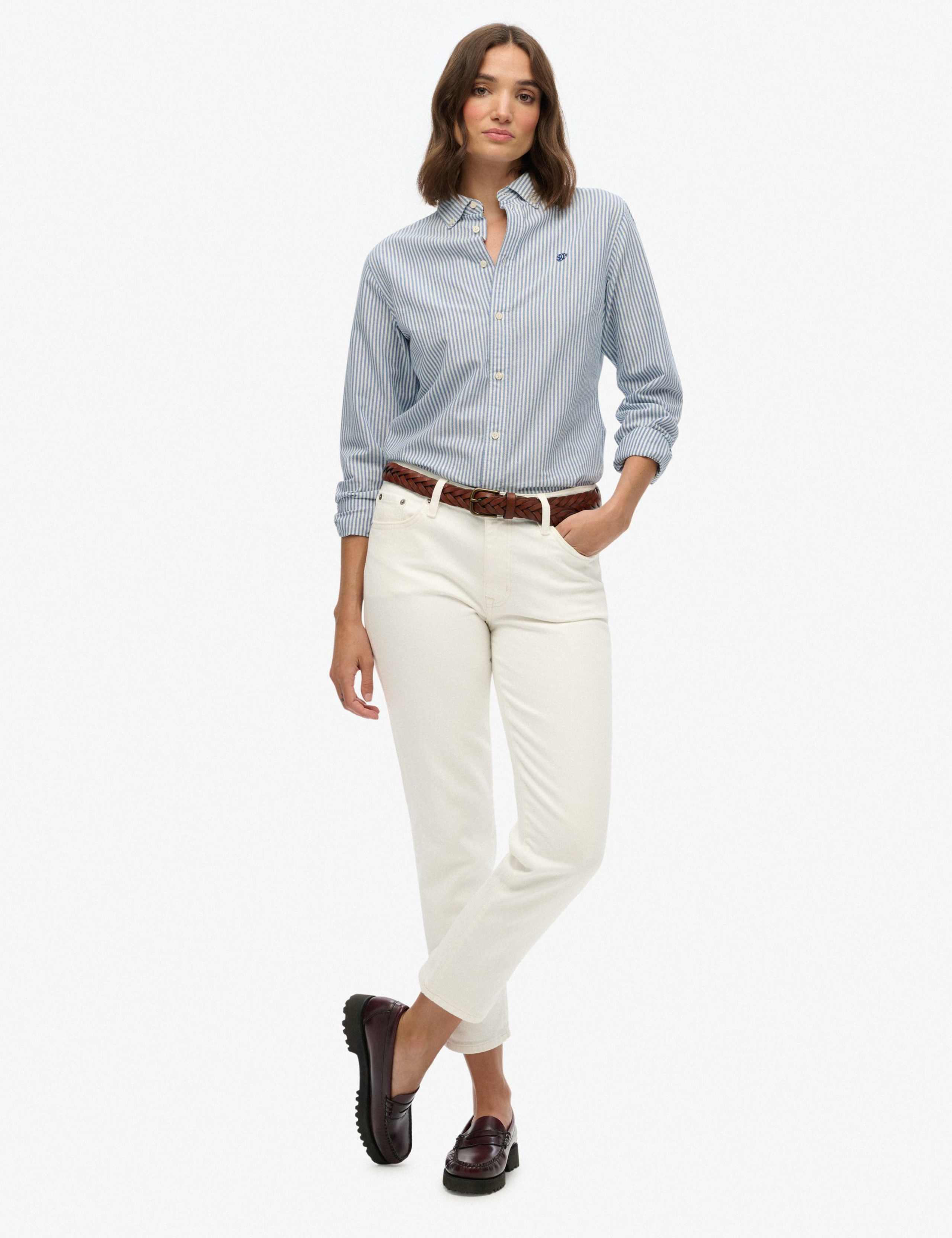 Pure Cotton Striped Button Through Shirt 3 of 7