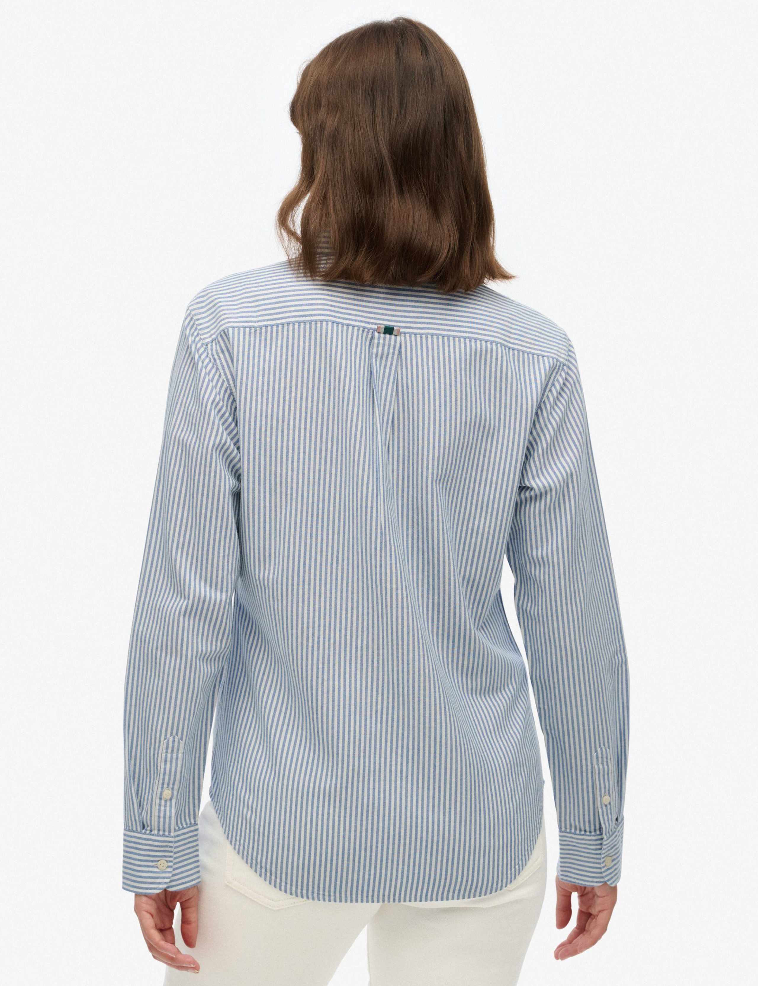 Pure Cotton Striped Button Through Shirt 5 of 7