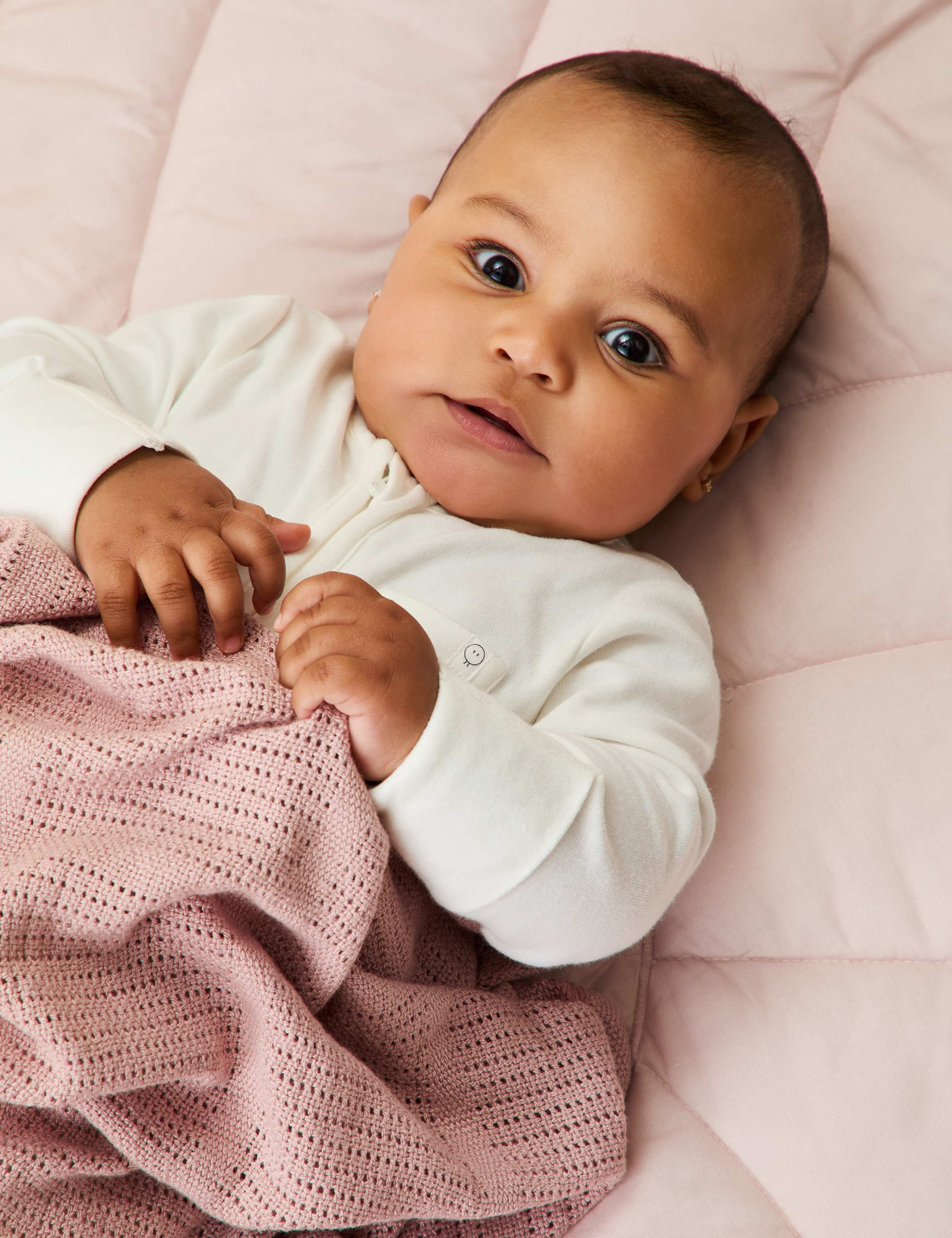 Cotton Blend Cellular Blanket 5 of 5