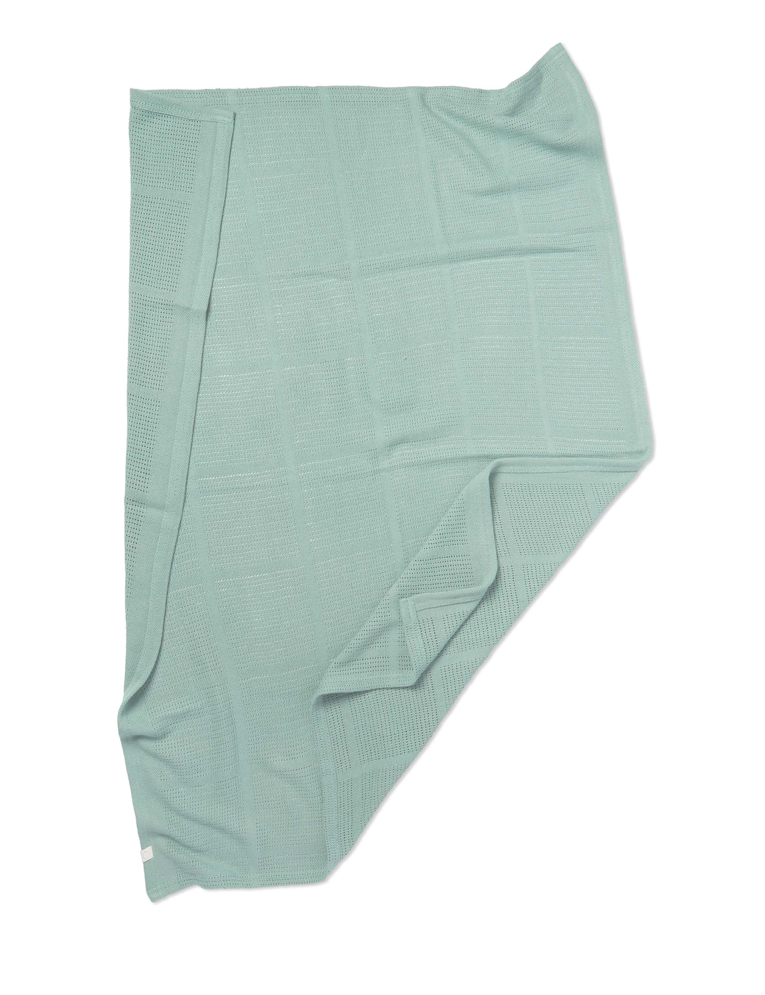 Cotton Blend Cellular Blanket 4 of 4