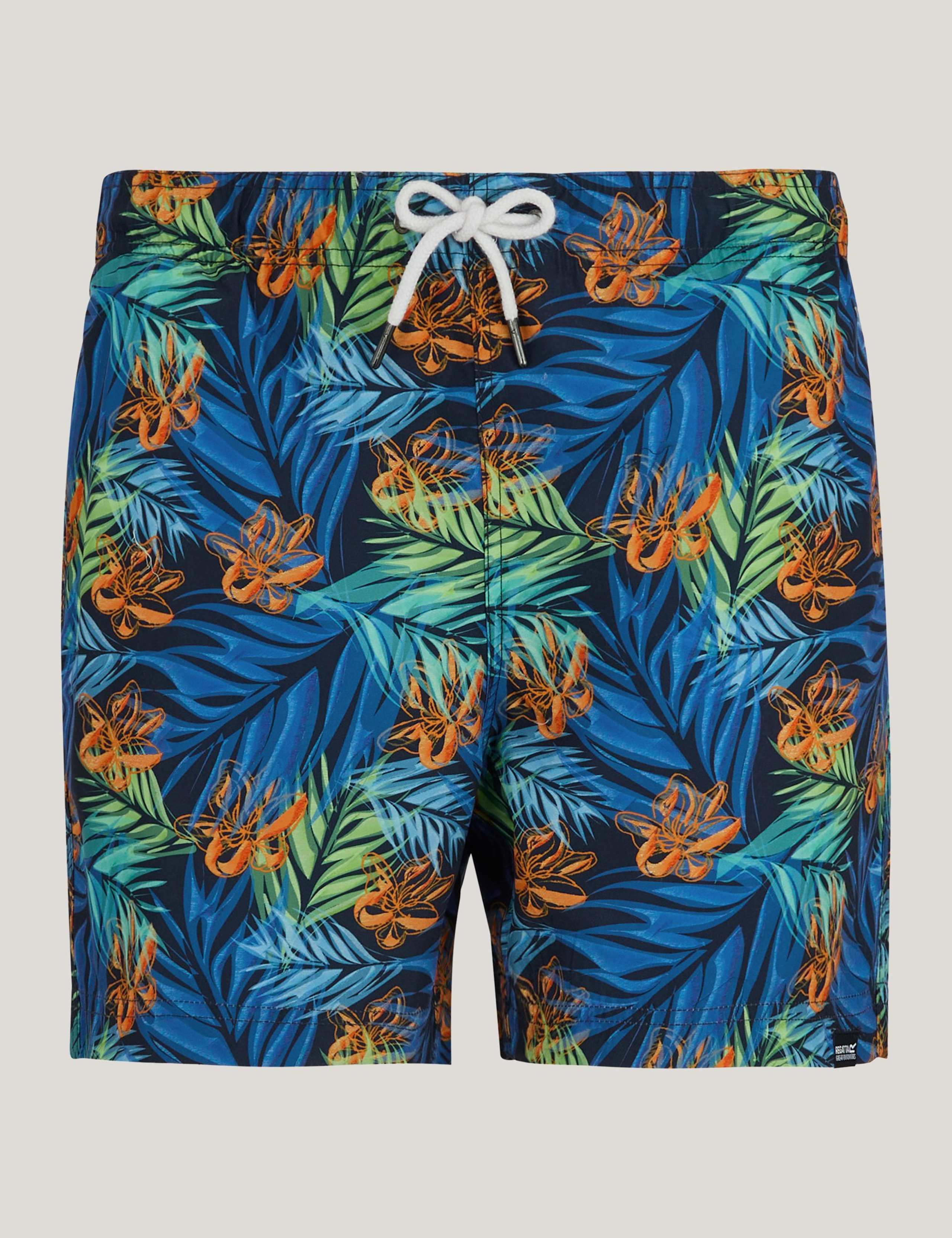 Loras Floral Quick Dry Pocketed Swim Shorts 2 of 6