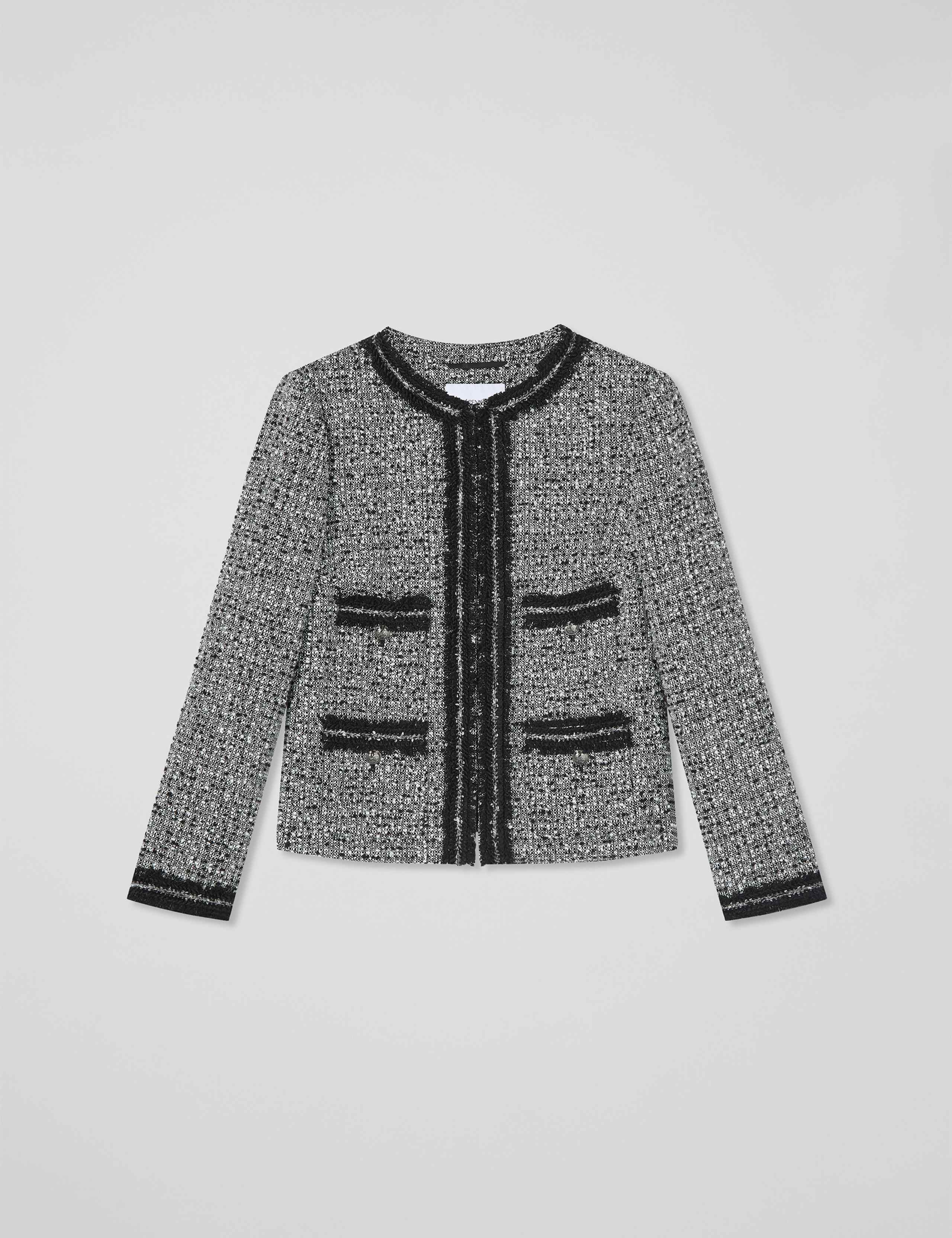 Tweed Textured Short Jacket 2 of 4