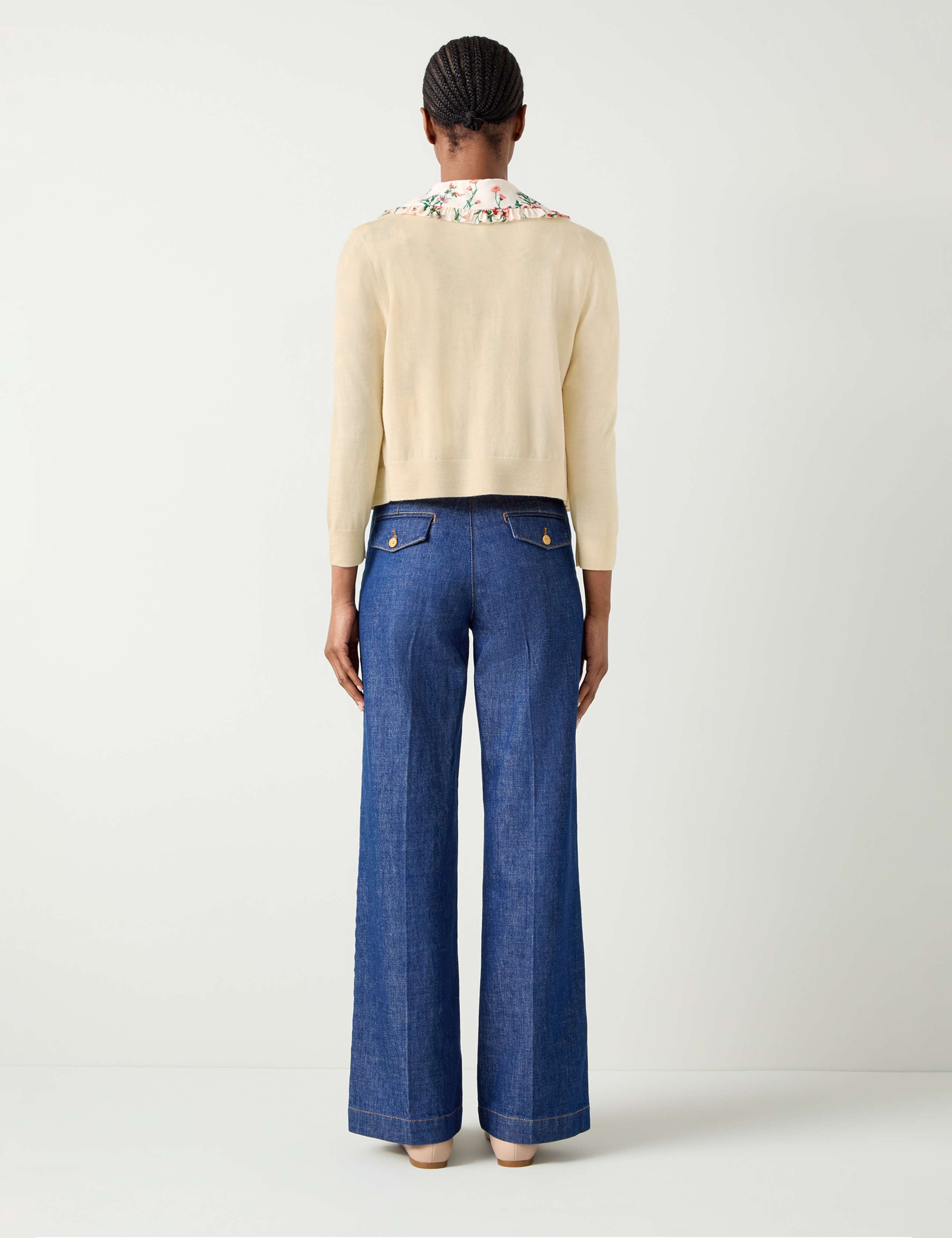Pure Merino Wool Button Through Cardigan 4 of 4