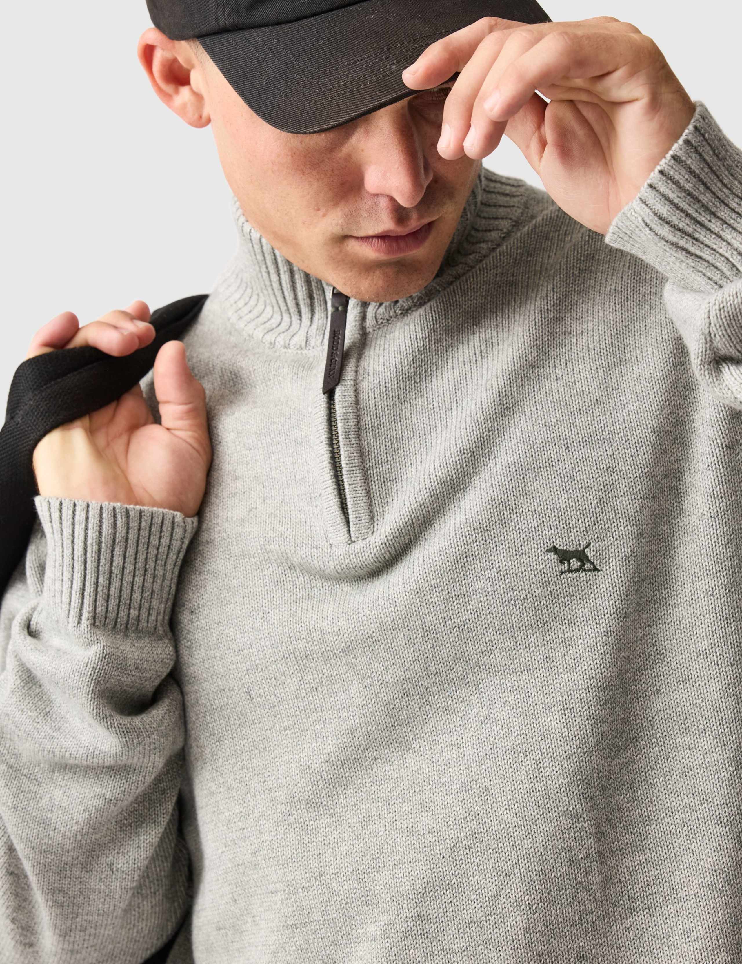 Merrick Bay Pure Cotton Half Zip Jumper 4 of 6