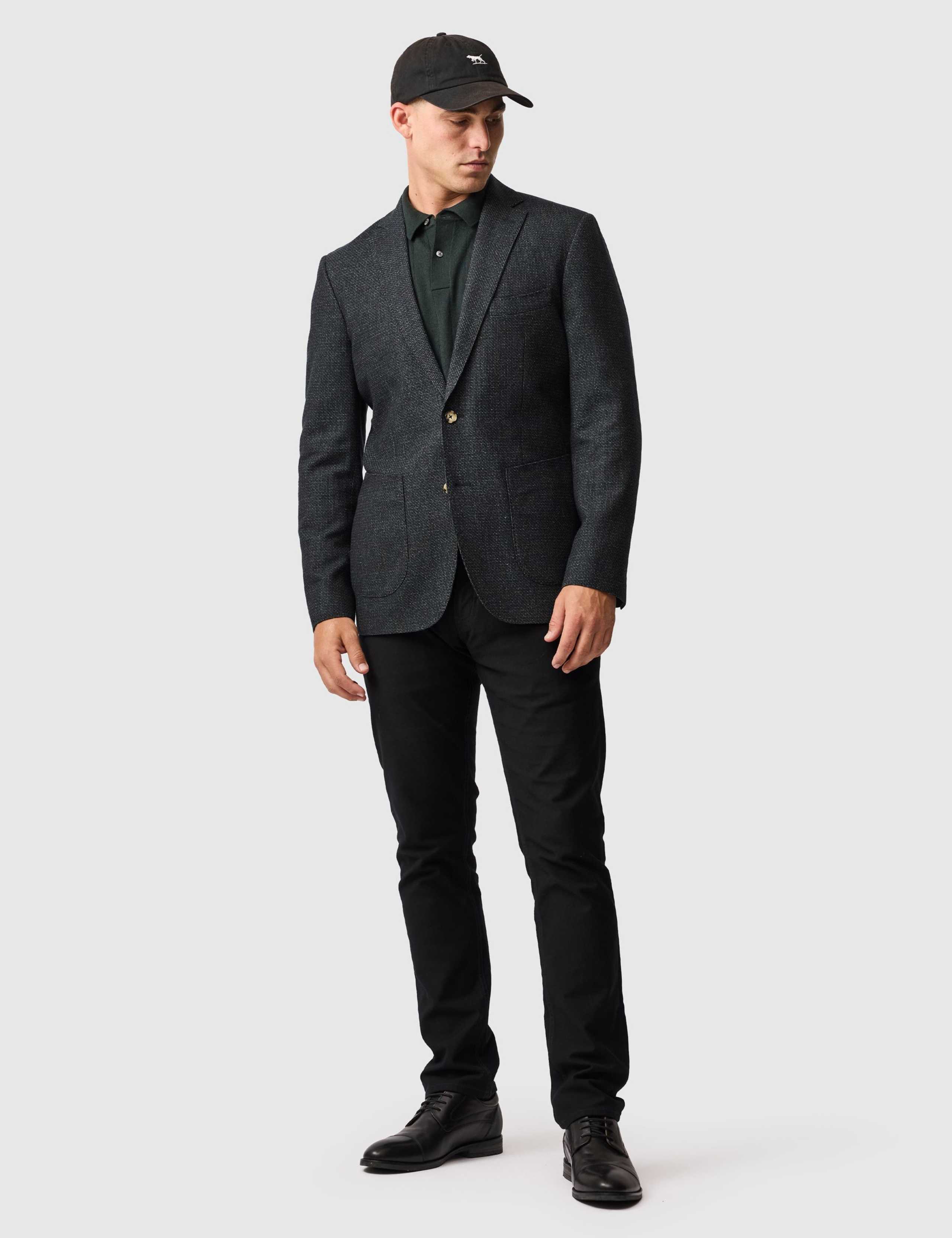 Murdoch Pure Wool Collared Neck Jumper 4 of 6