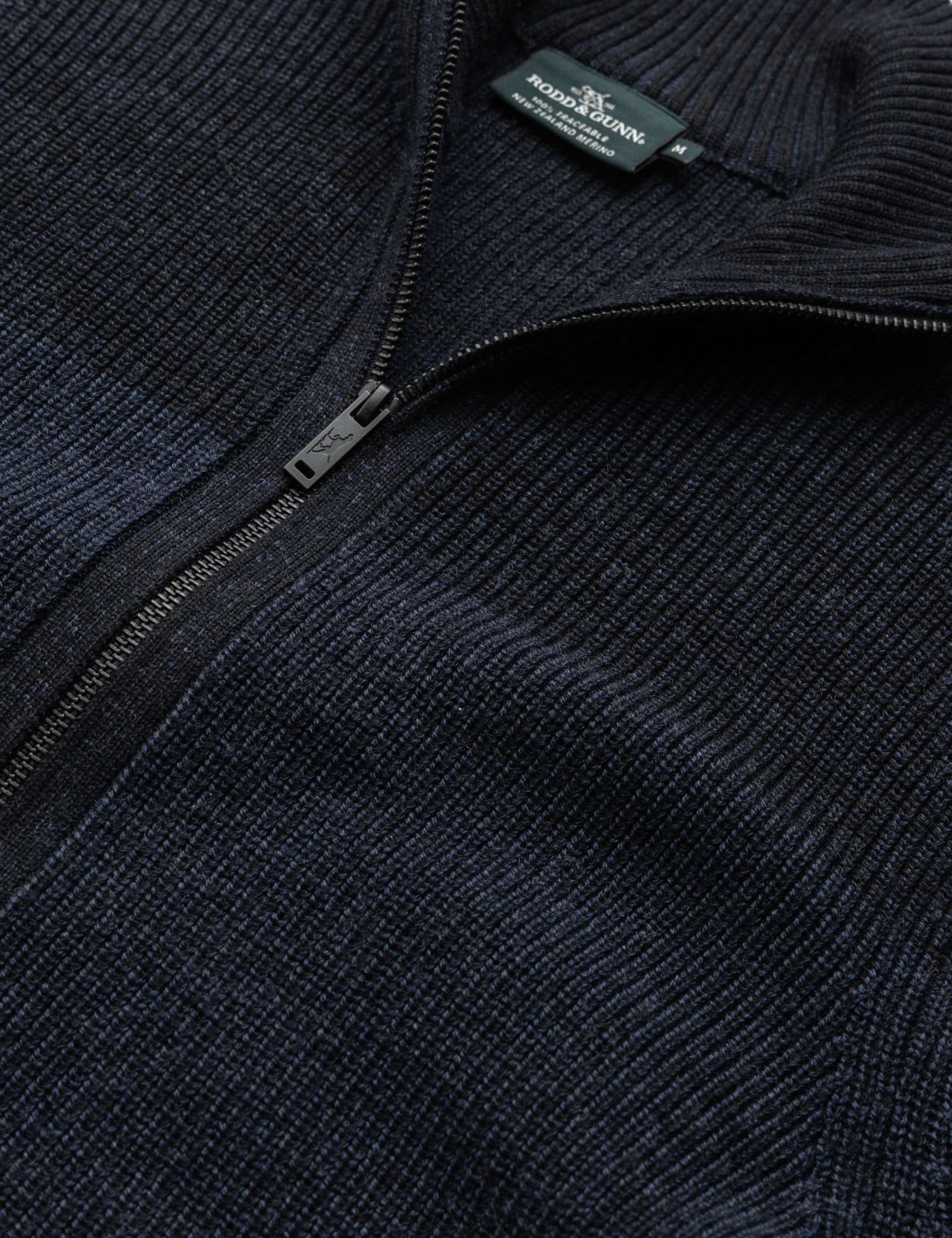 Newall Pure Wool Textured Zip Up Cardigan 6 of 6