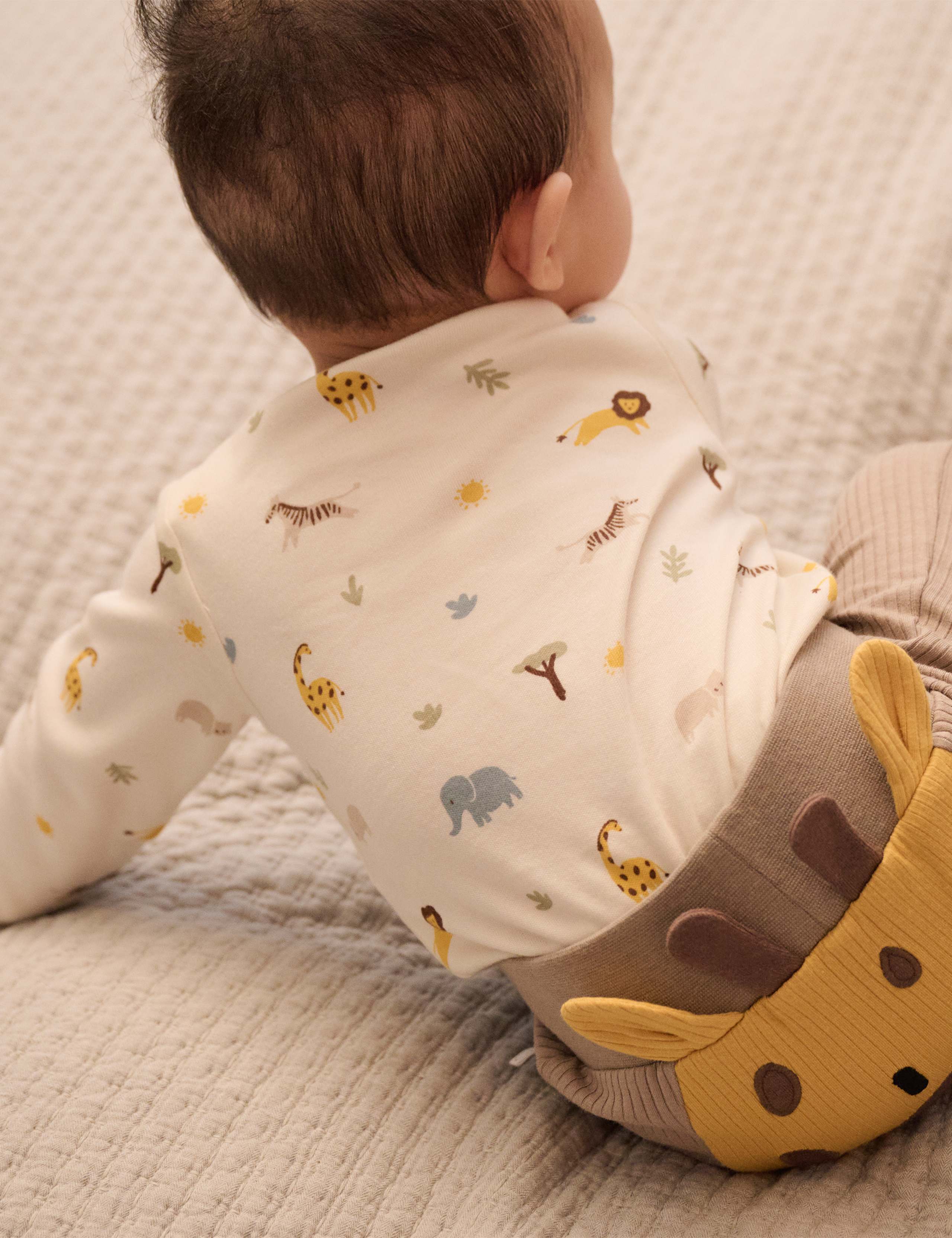 Cotton Blend Safari Bodysuit (0-24 Mths) 2 of 3