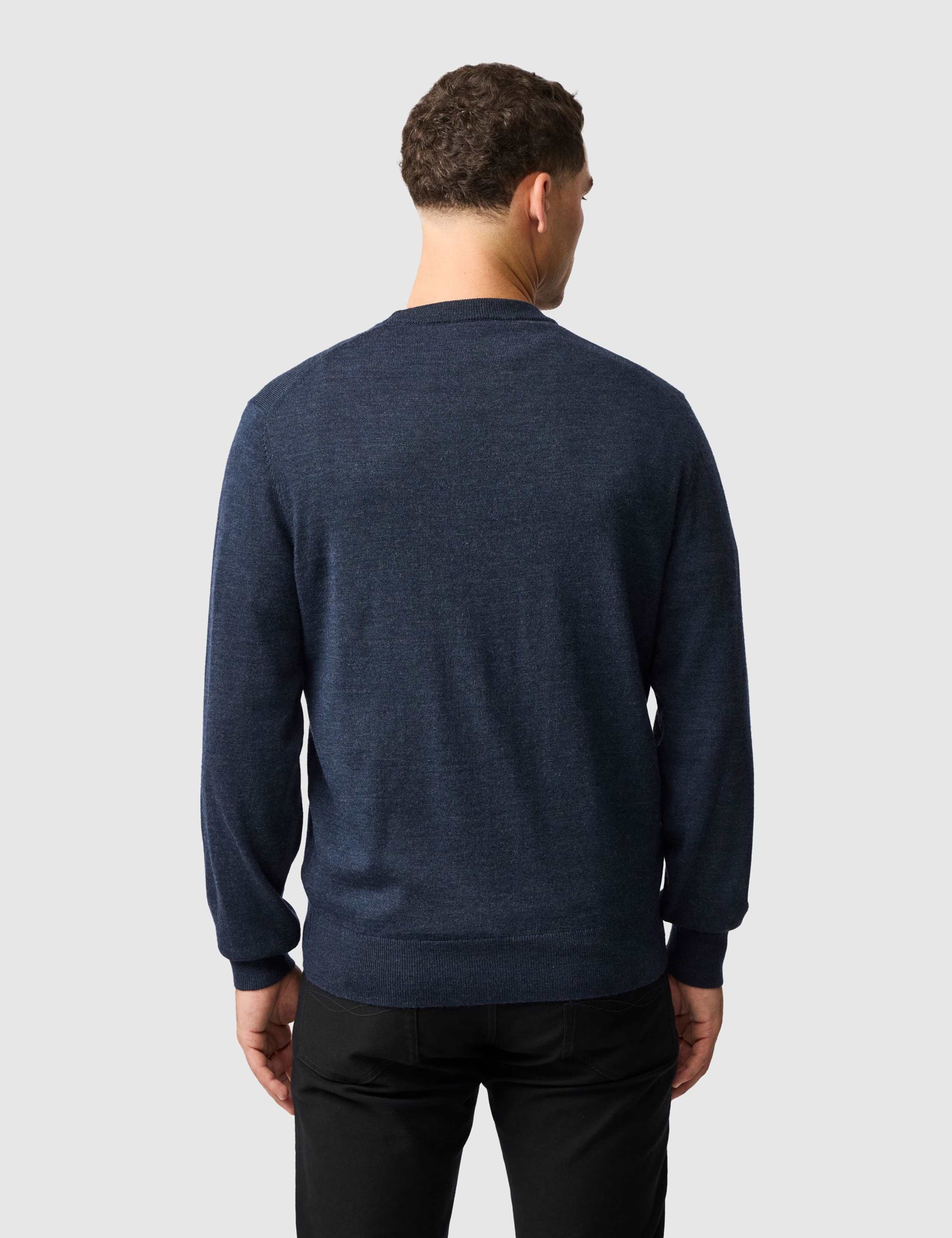 York Bay Pure Wool Crew Neck Jumper 3 of 6