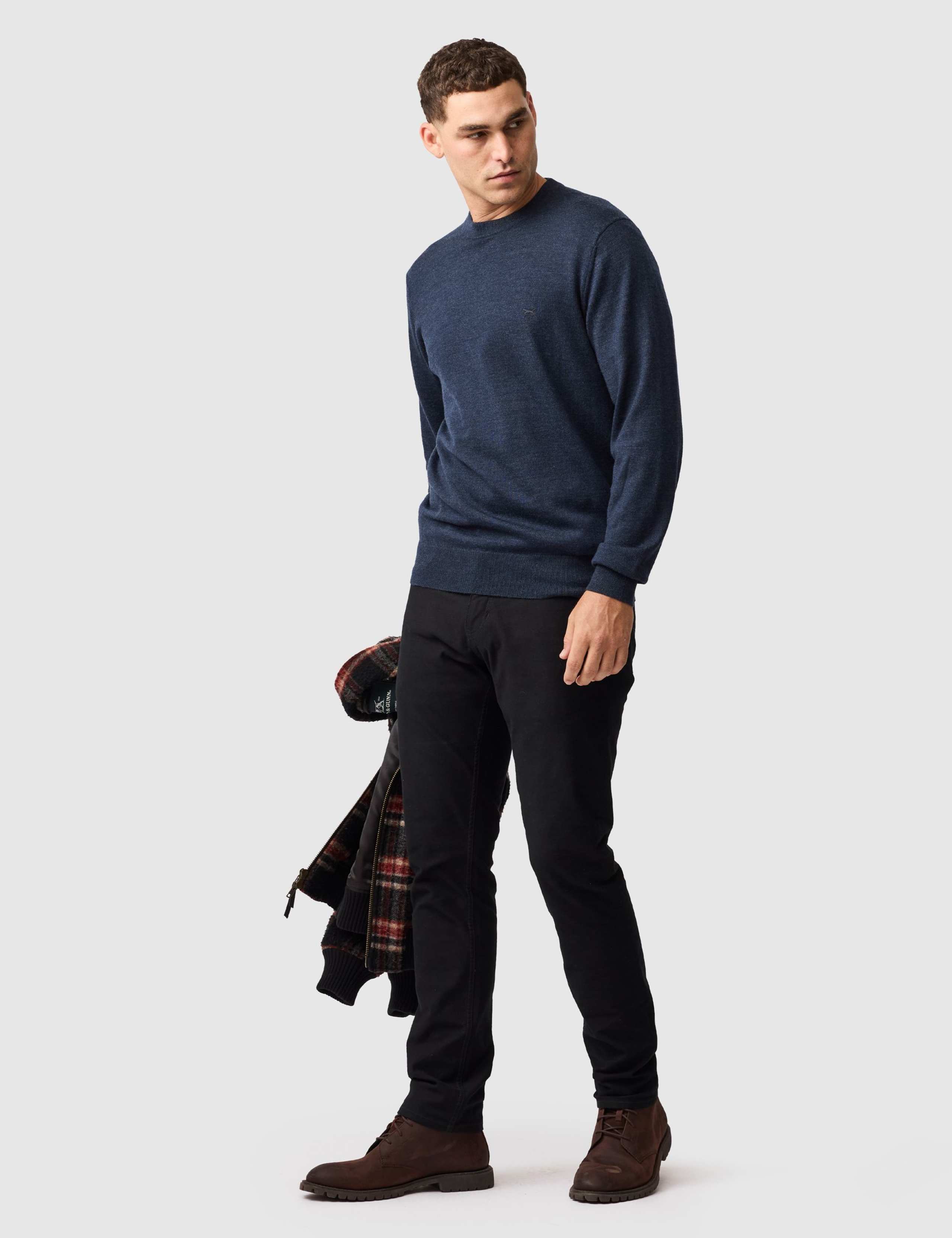 York Bay Pure Wool Crew Neck Jumper 4 of 6