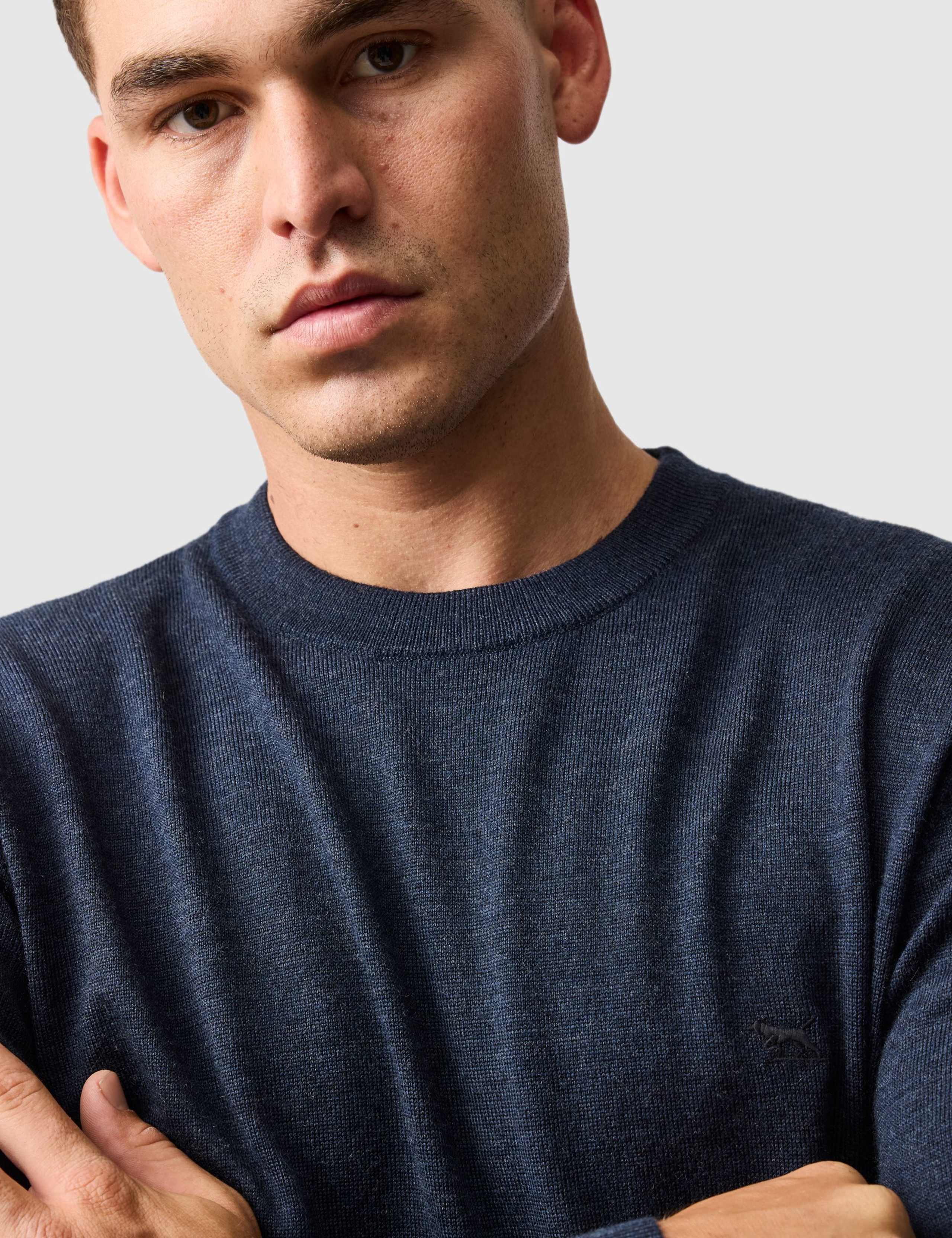 York Bay Pure Wool Crew Neck Jumper 5 of 6