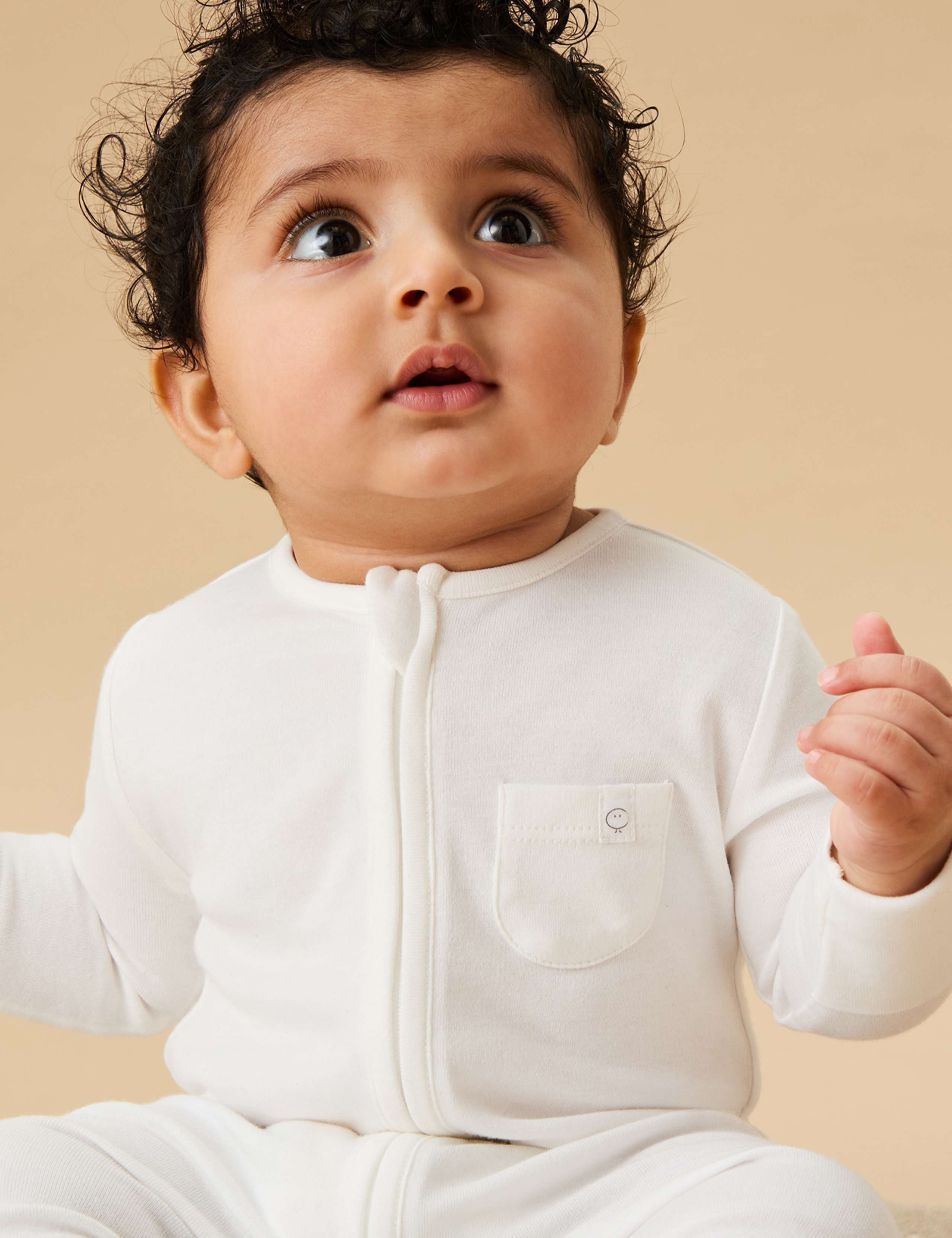 3 Pack Cotton Blend Sleepsuits (0-24 Mths) 4 of 4