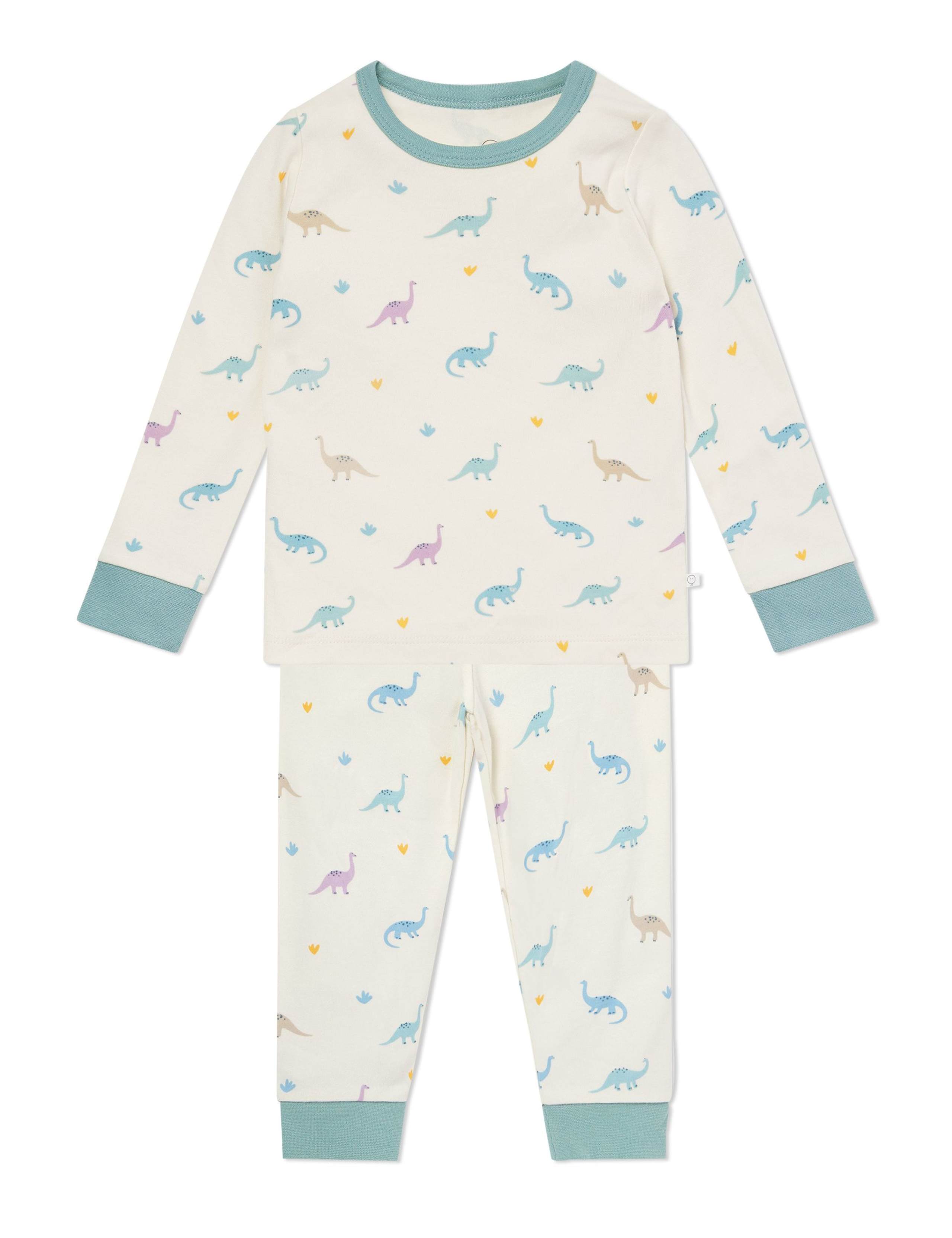 Cotton Blend Dino Pyjamas (6 Mnths - 6 Yrs) 2 of 5