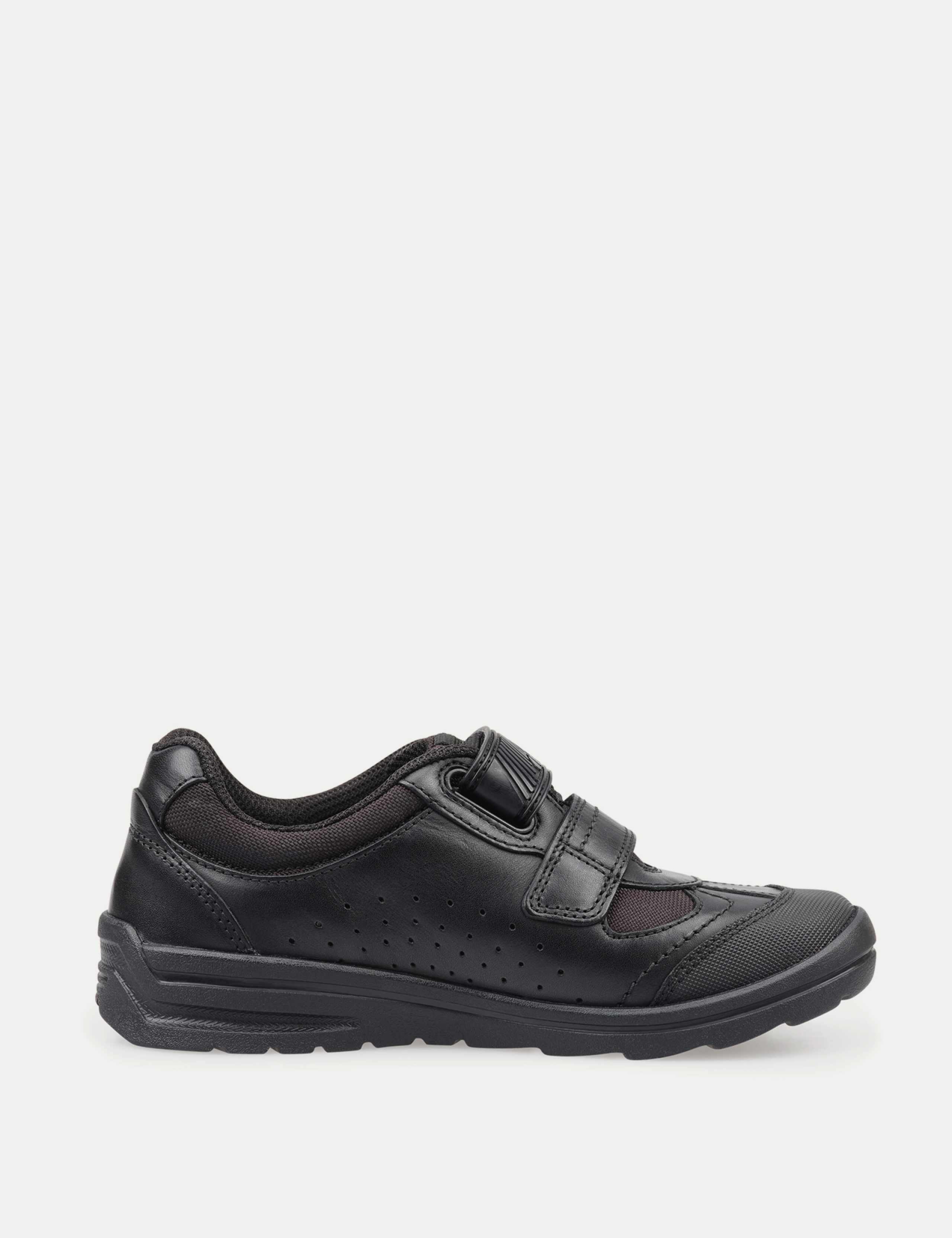 Kids' Leather Riptape Schoolwear Shoes (10 Small - 4 Large) 4 of 5