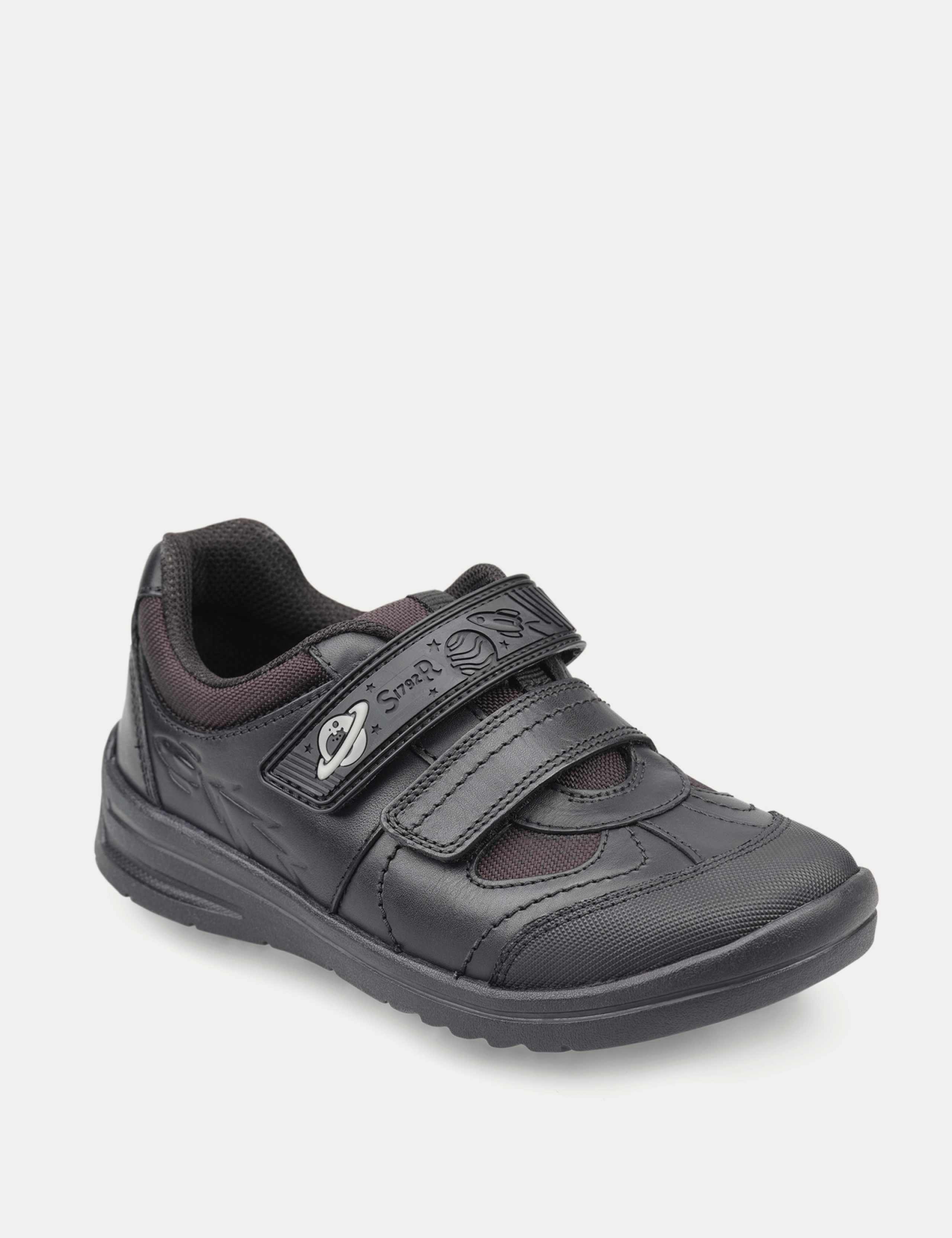 Kids' Leather Riptape Schoolwear Shoes (10 Small - 4 Large) 5 of 5