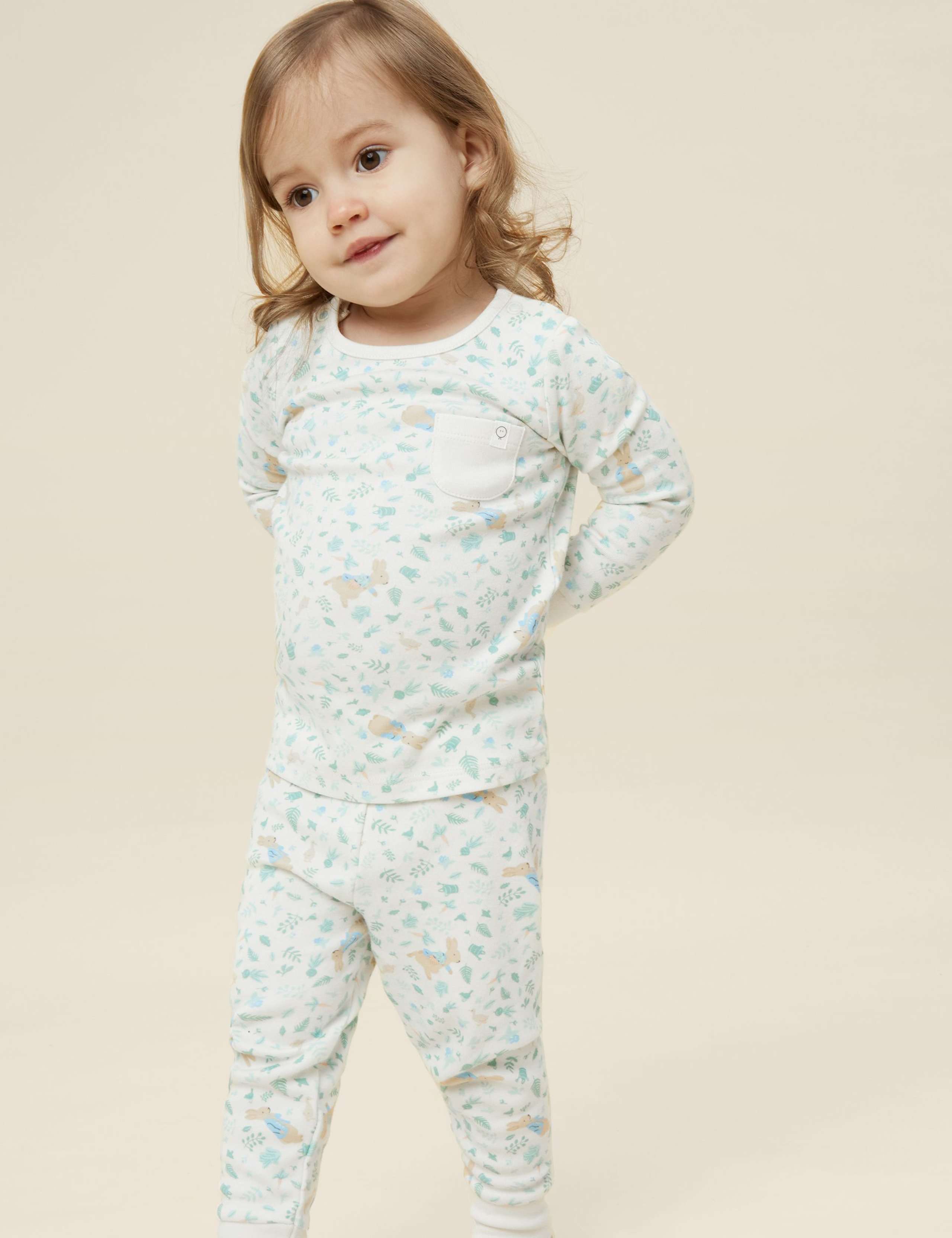 Cotton Blend Peter Rabbit™ Pyjamas (6 Mths-6 Yrs) 3 of 4