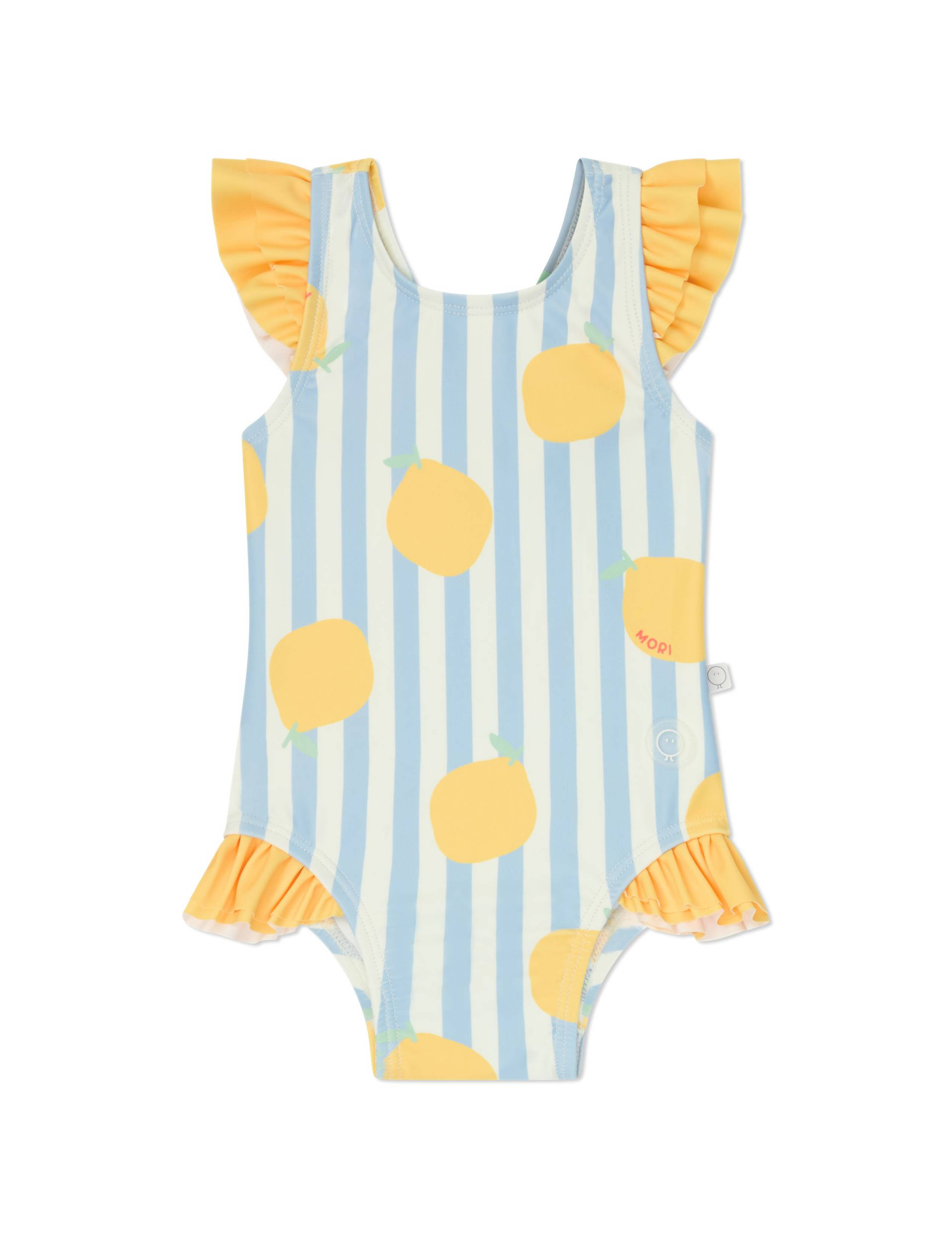Lemon Striped Swimsuit (0-5 Yrs) 2 of 5