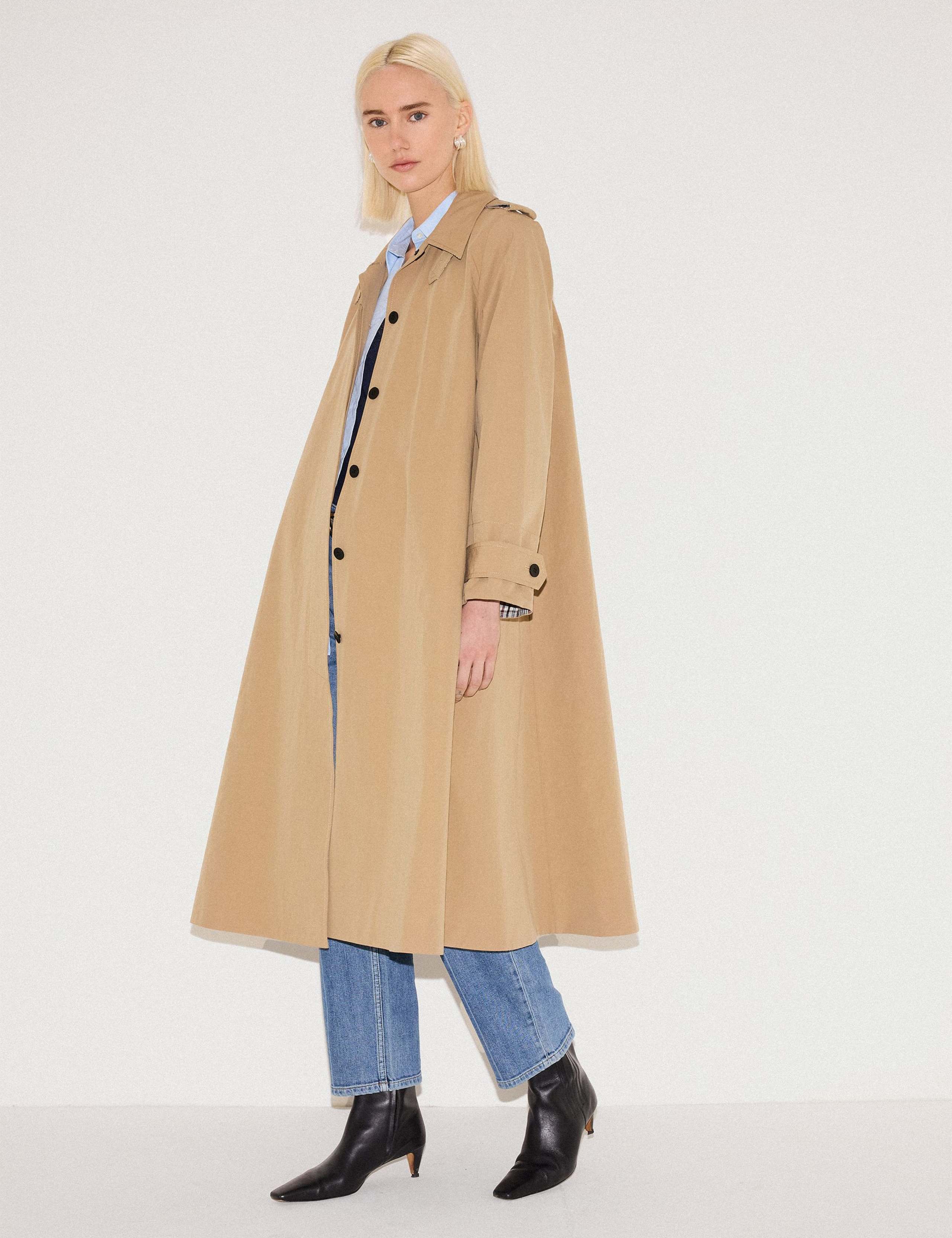 Pure Cotton Relaxed Trench Coat 2 of 6