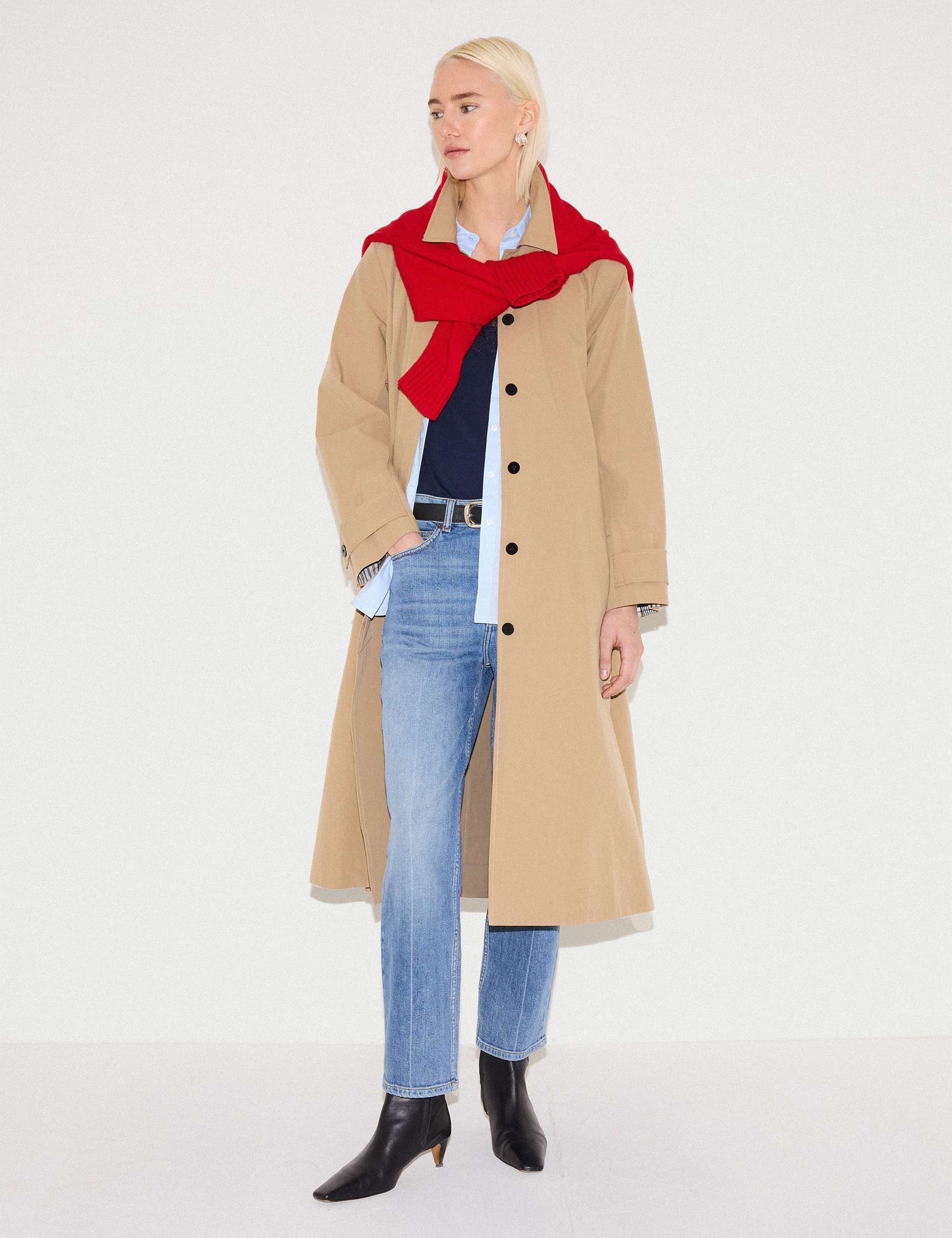 Pure Cotton Relaxed Trench Coat 5 of 6