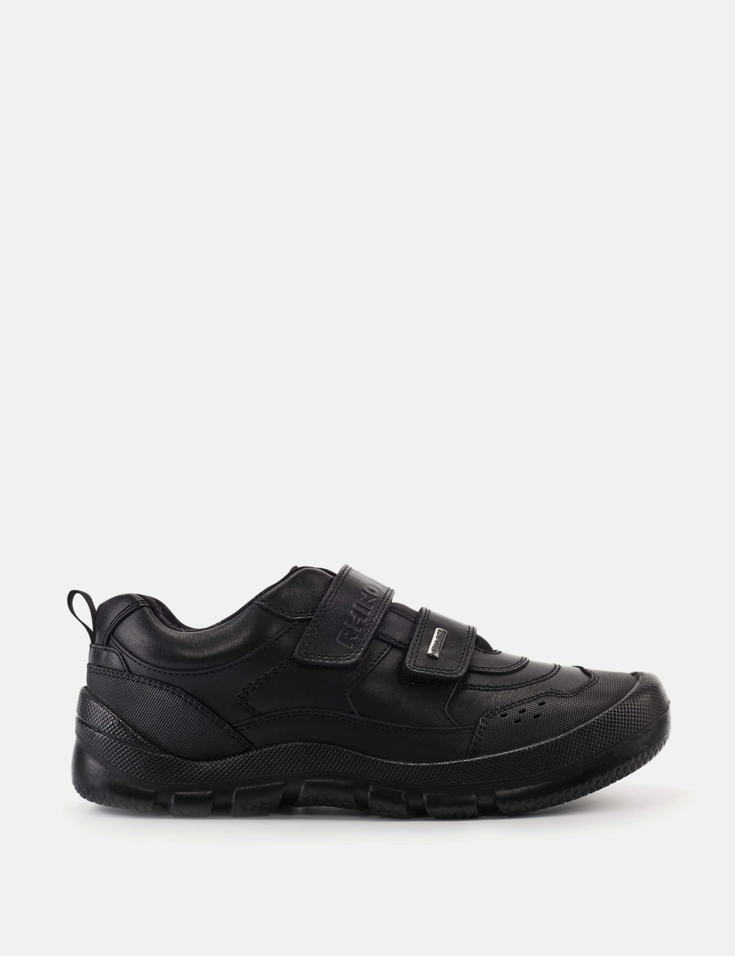 Kids' Leather Riptape Schoolwear Shoes (1 Large - 9 Large) 1 of 6