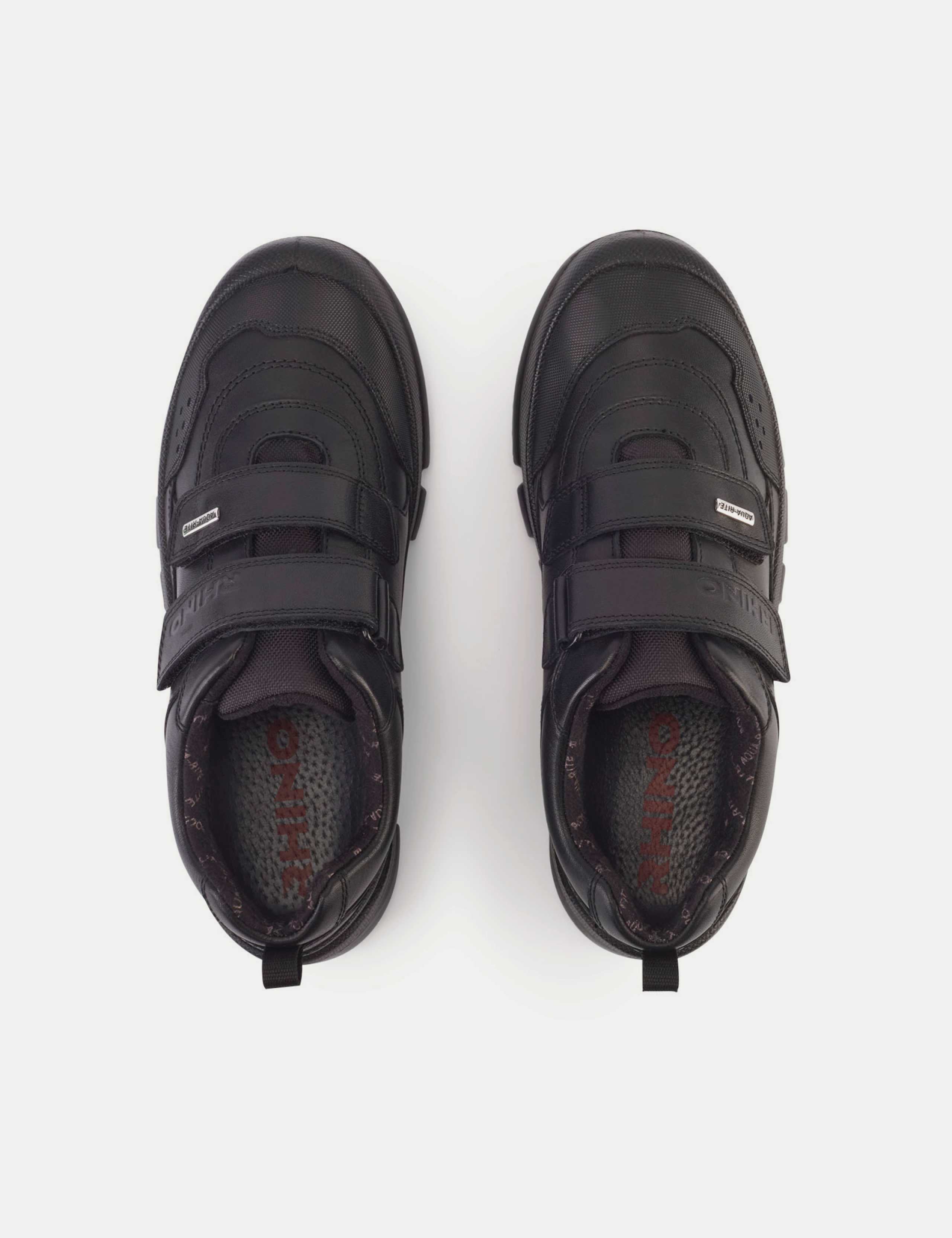 Kids' Leather Riptape Schoolwear Shoes (1 Large - 9 Large) 3 of 6